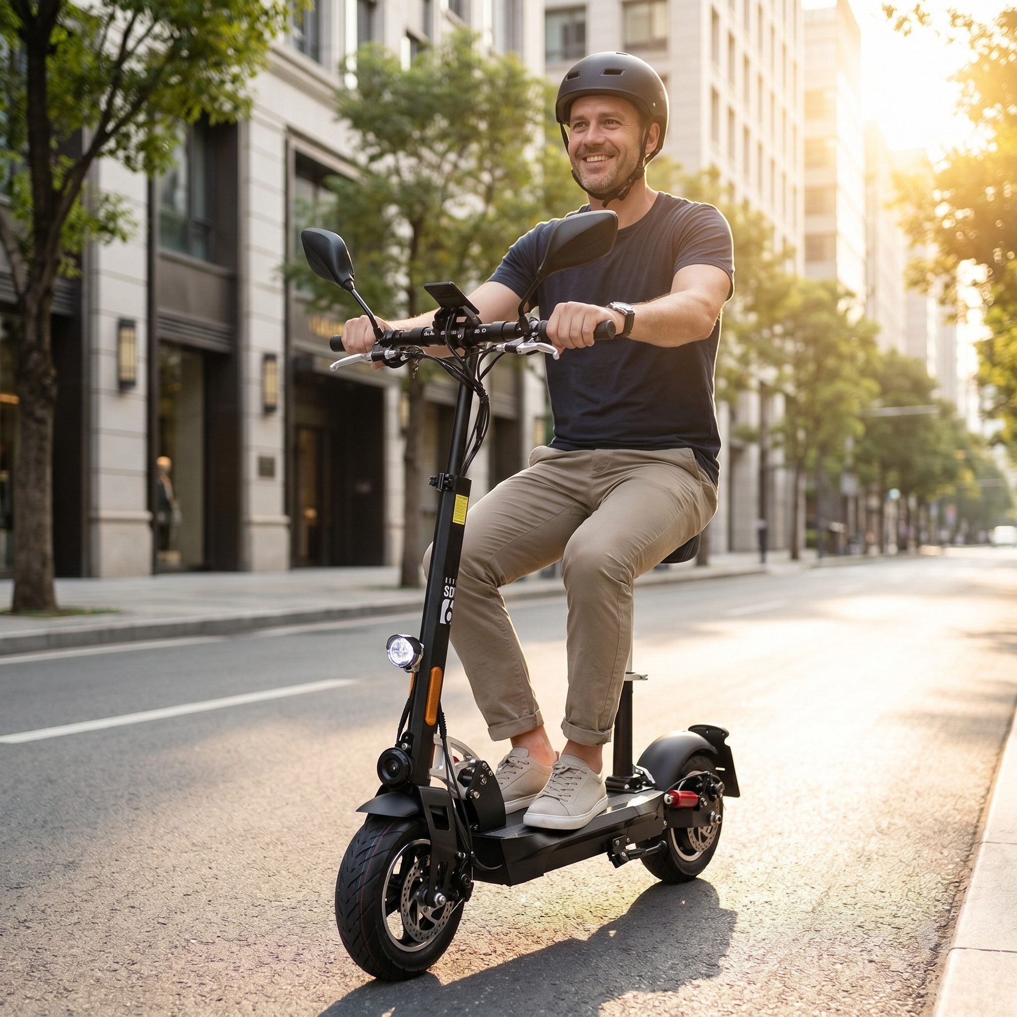 eFlux E-Scooter Lite Six 40 km/h Elektro Roller mit Straßenzulassung klappbar, Escooter, Elektro Roller, Elektro Scooter mit Straßenzulassung