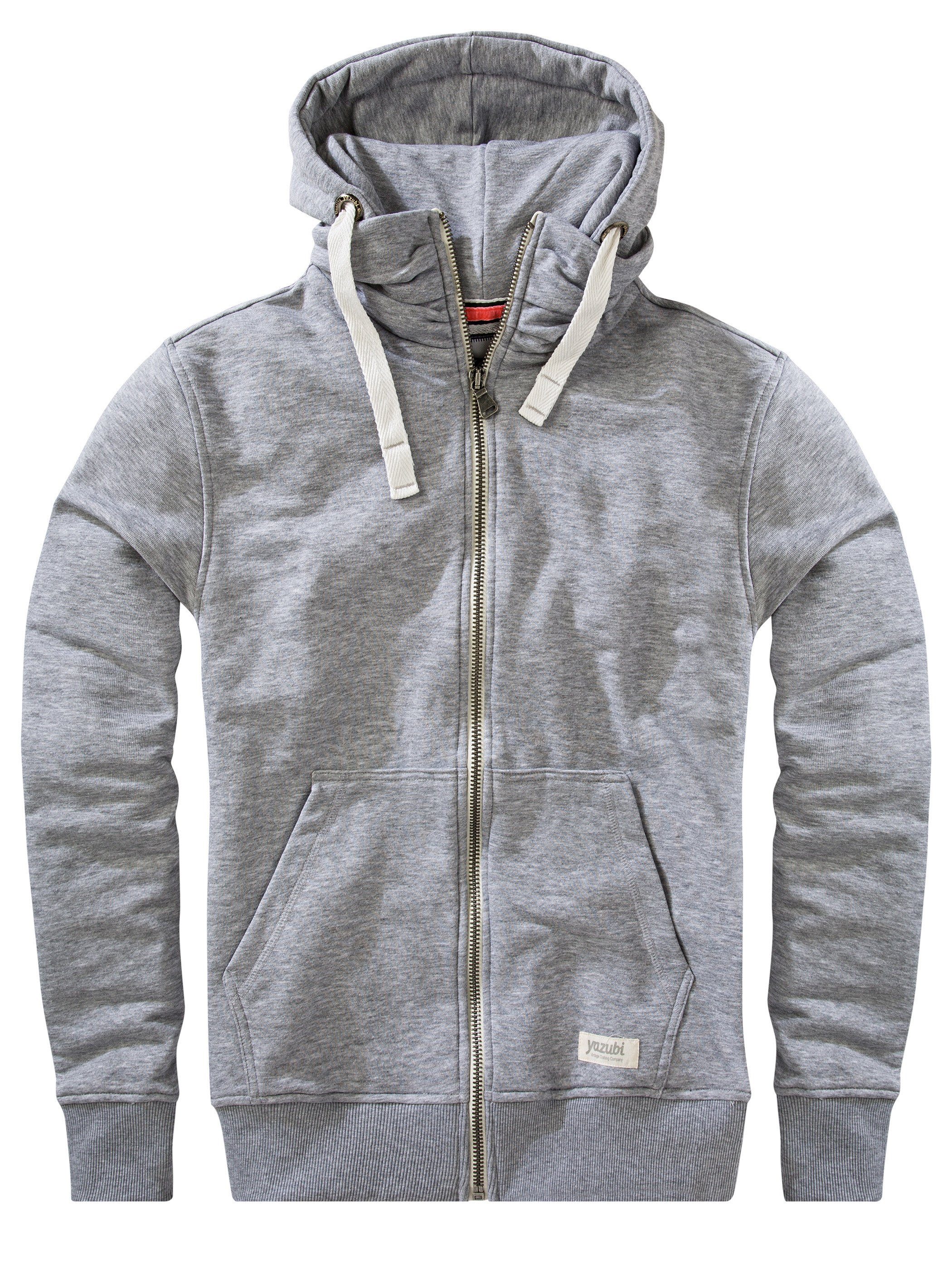Yazubi Kapuzensweatjacke Sweat Zip Hood Osaka Zip Hoodie mit Kapuze