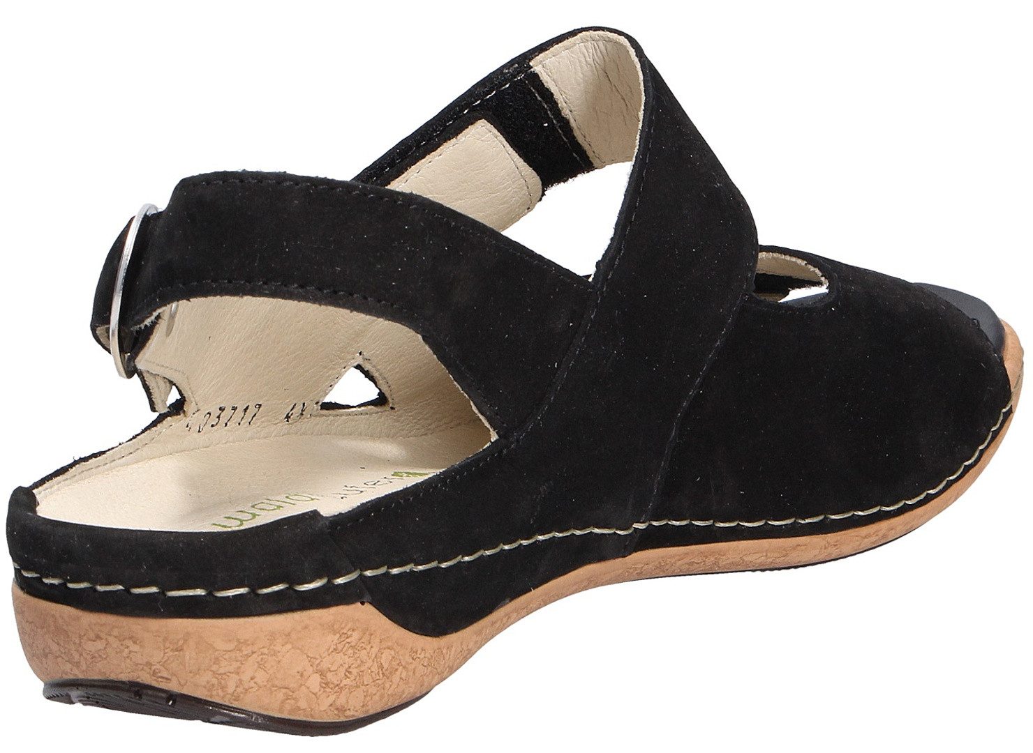 Waldläufer Waldläufer Damen Sandale HELIET schwarz Größe Sandale