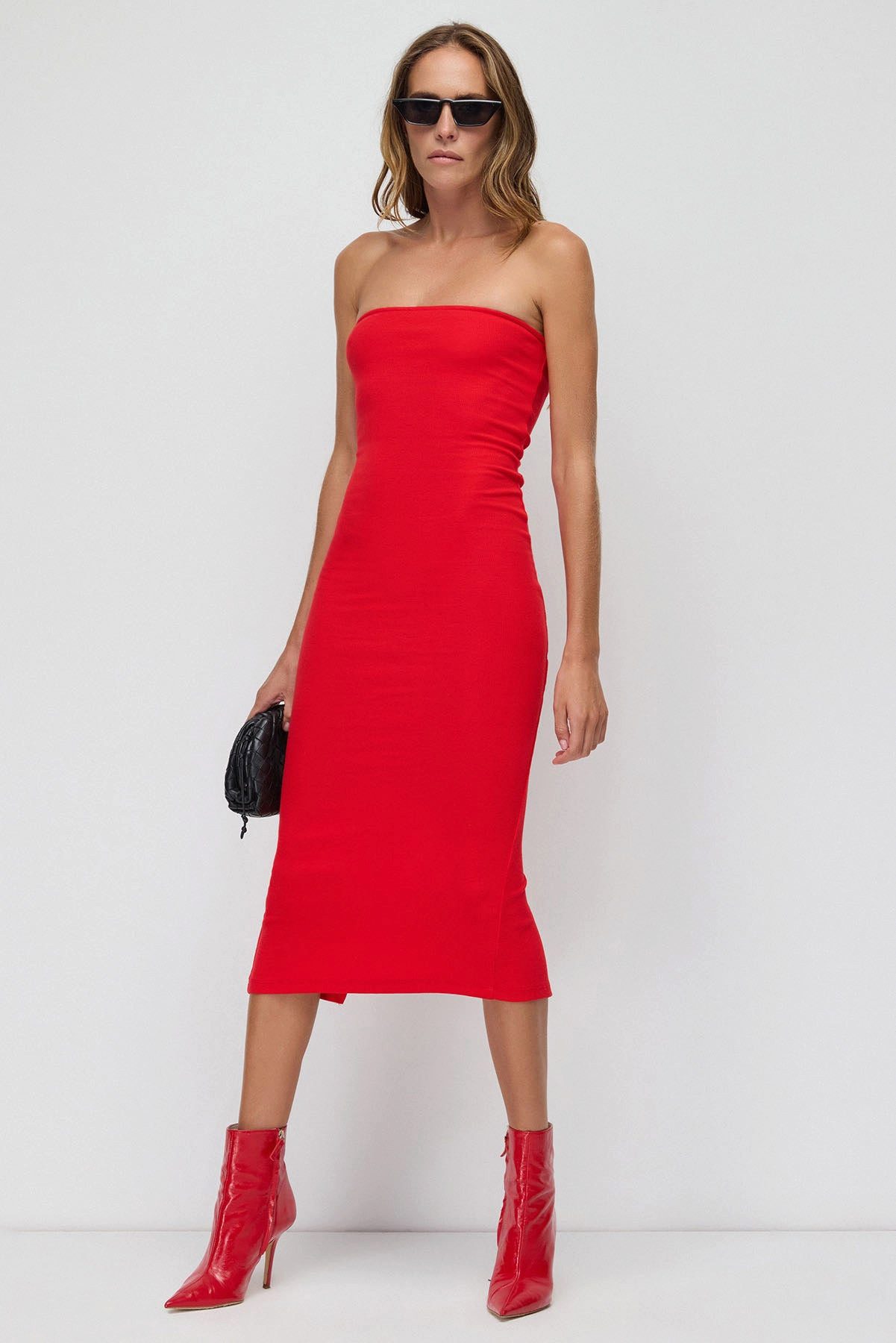 No Matter What Minikleid Schulterfreies Midi-Kleid aus türkischem Stoff günstig online kaufen