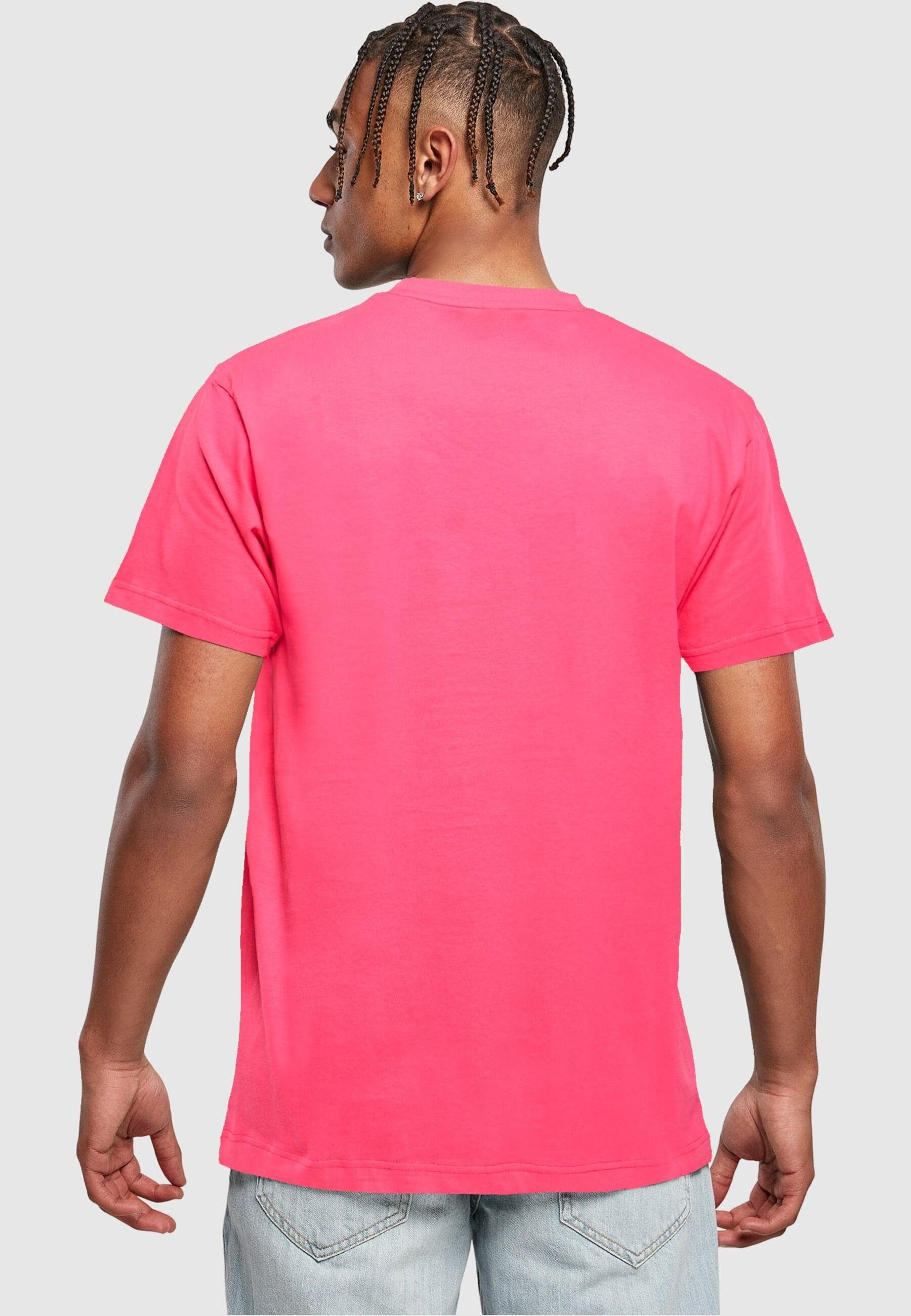 T-Shirt I'm the on (1-tlg) - Neck hibiskuspink Round Peanuts Merchcode moon Herren T-Shirt