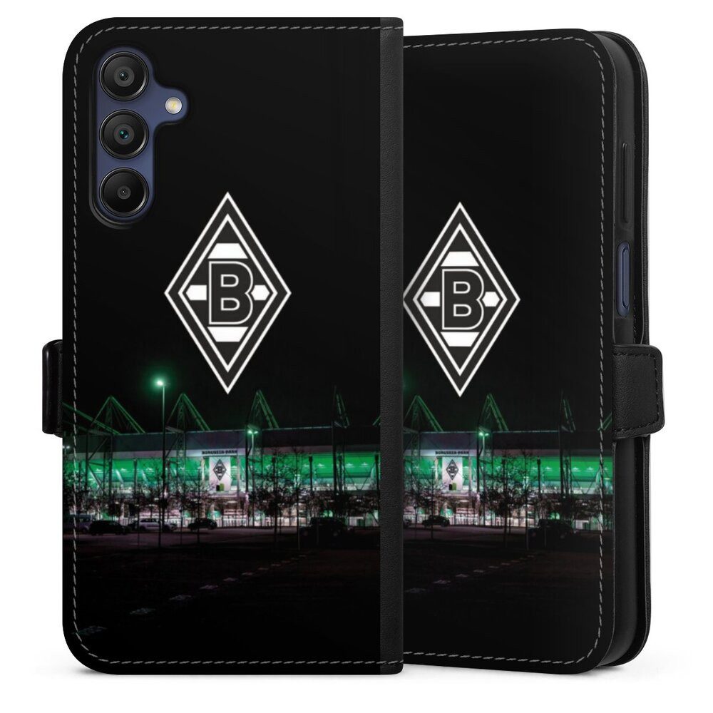 DeinDesign Handyhülle Borussia Mönchengladbach Offizielles Lizenzprodukt Stadion, Samsung Galaxy A15 5G Hülle Handy Flip Case Wallet Cover
