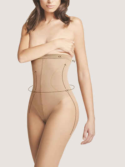 Fiore Highwaist Strumpfhose Bodycare (Packung 1 St. 1 Paar) Bodyshaper Strumpfhose 40DEN mit extrahohem Bund High Waist