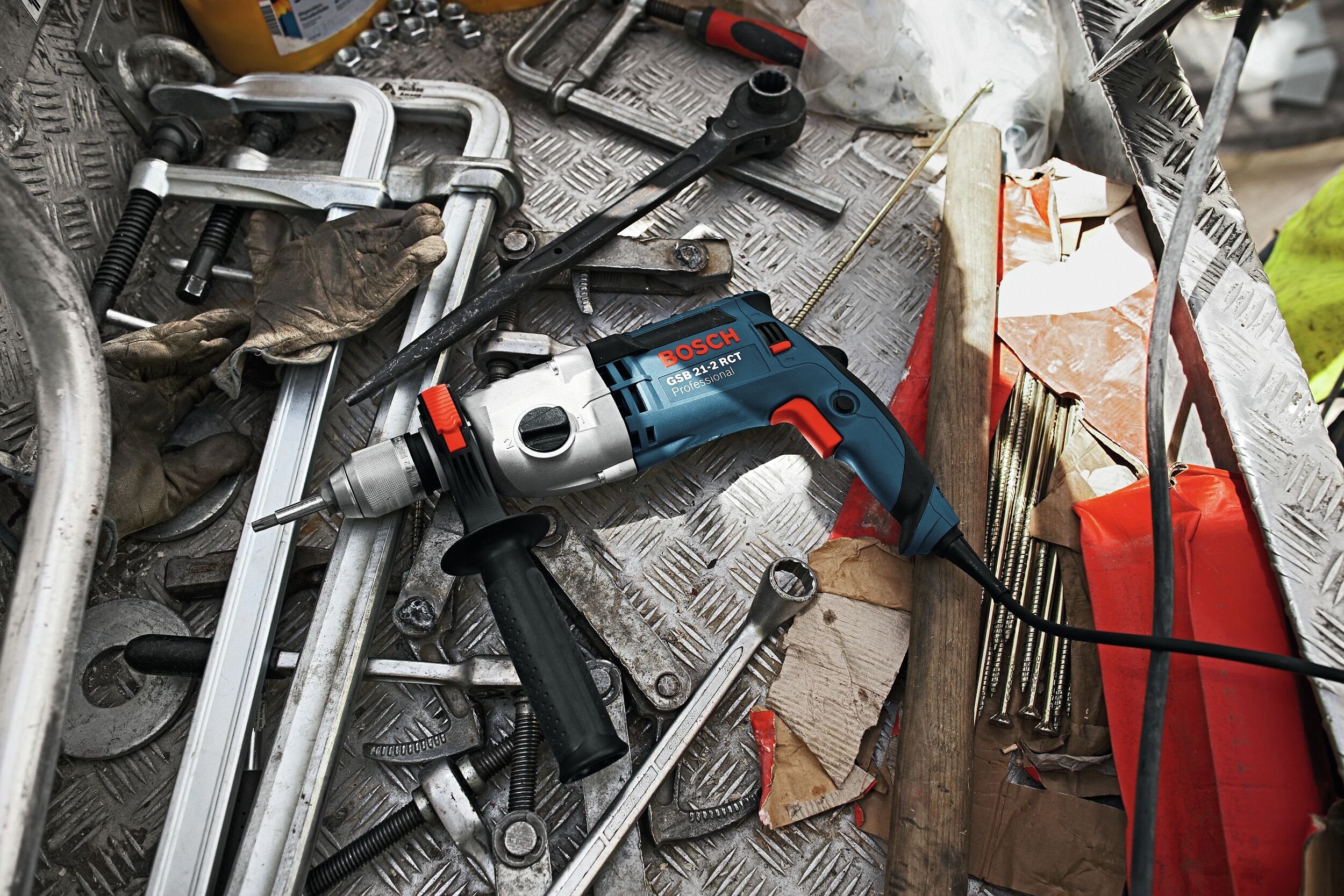 21-2 Professional Bosch V, Schlagbohrmaschine 230 RCT, GSB Im Handwerkerkoffer