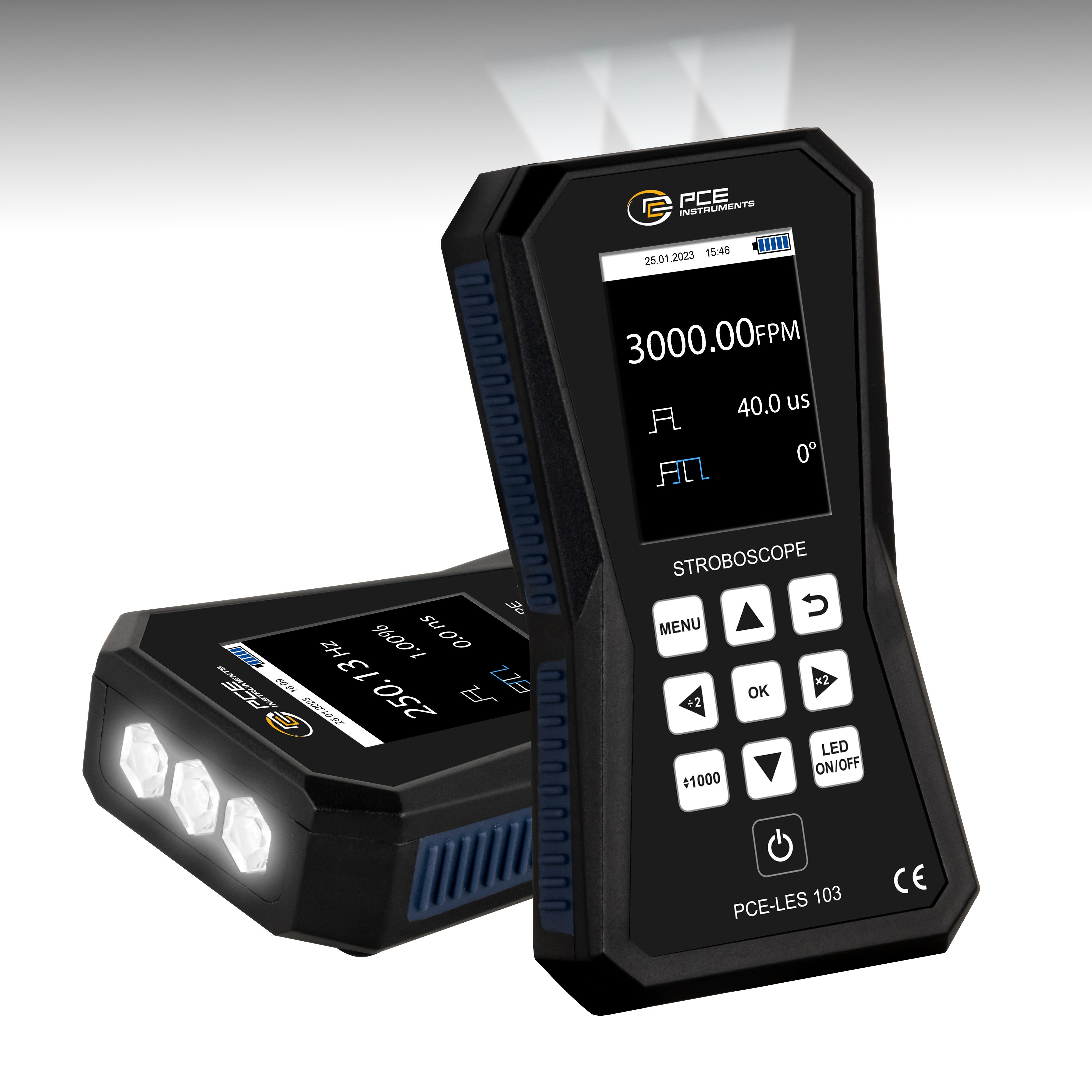 Außentemperaturanzeige PCE Instruments Stroboskop PCE-LES 103