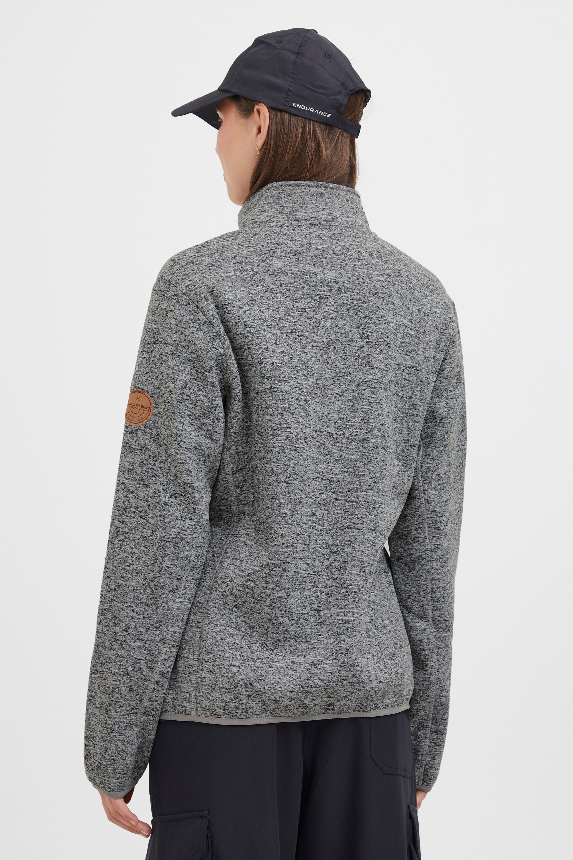 North Bend Fleecejacke NBSamana W Atmungsaktive Fleecejacke mit Stehkragen