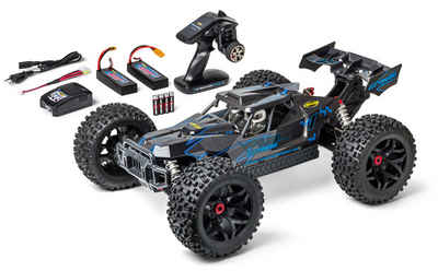 CARSON RC-Buggy Carson RC Virus Extreme 4S Brushless Buggy 2,4Ghz 100% 1/8 XL RTR Blau