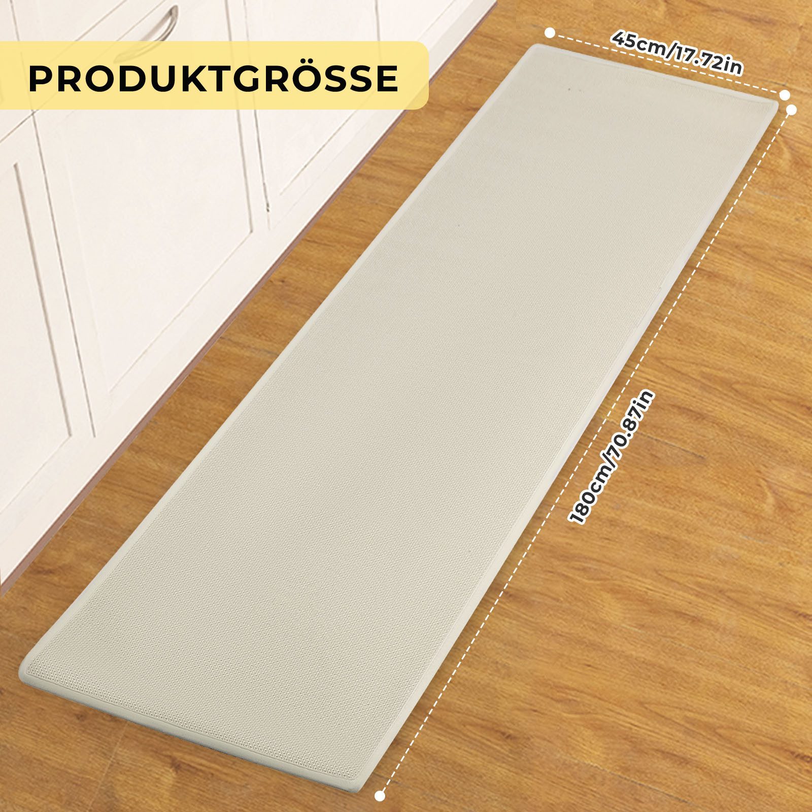 QUBEBU Teppich Teppich Läufer Küche 180x45 günstig online kaufen