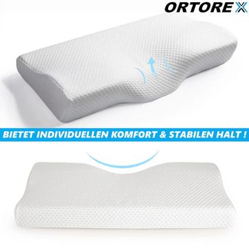 Schlafkissen ORTOREX Ergonomisches Nackenstützkissen Nackenkissen, MAVURA, Nackenkissen Schlaf Kopfkissen, Schlaf Kopfkissen Kissen Rückenschläfer Seitenschläfer Kissen