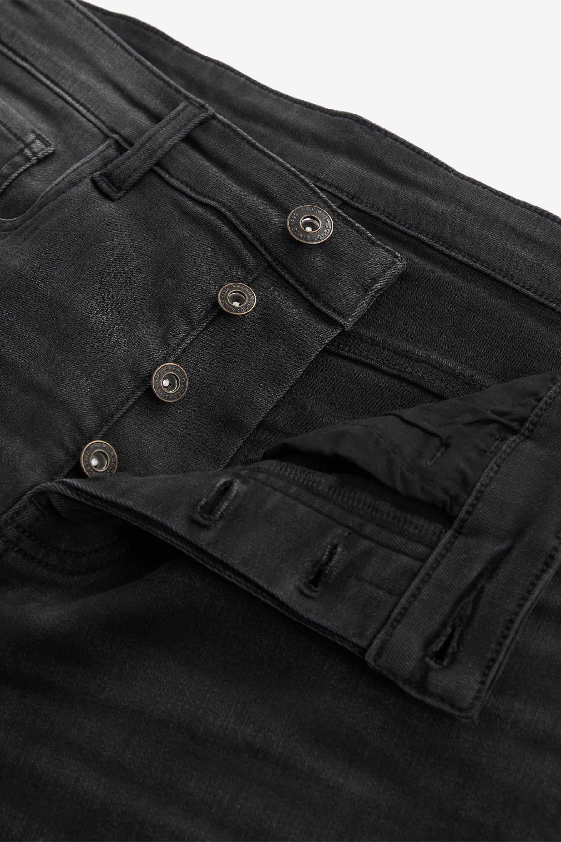 Black Slim-fit-Jeans Next Flex Slim Stretch-Jeans Washed – Fit Motion (1-tlg)