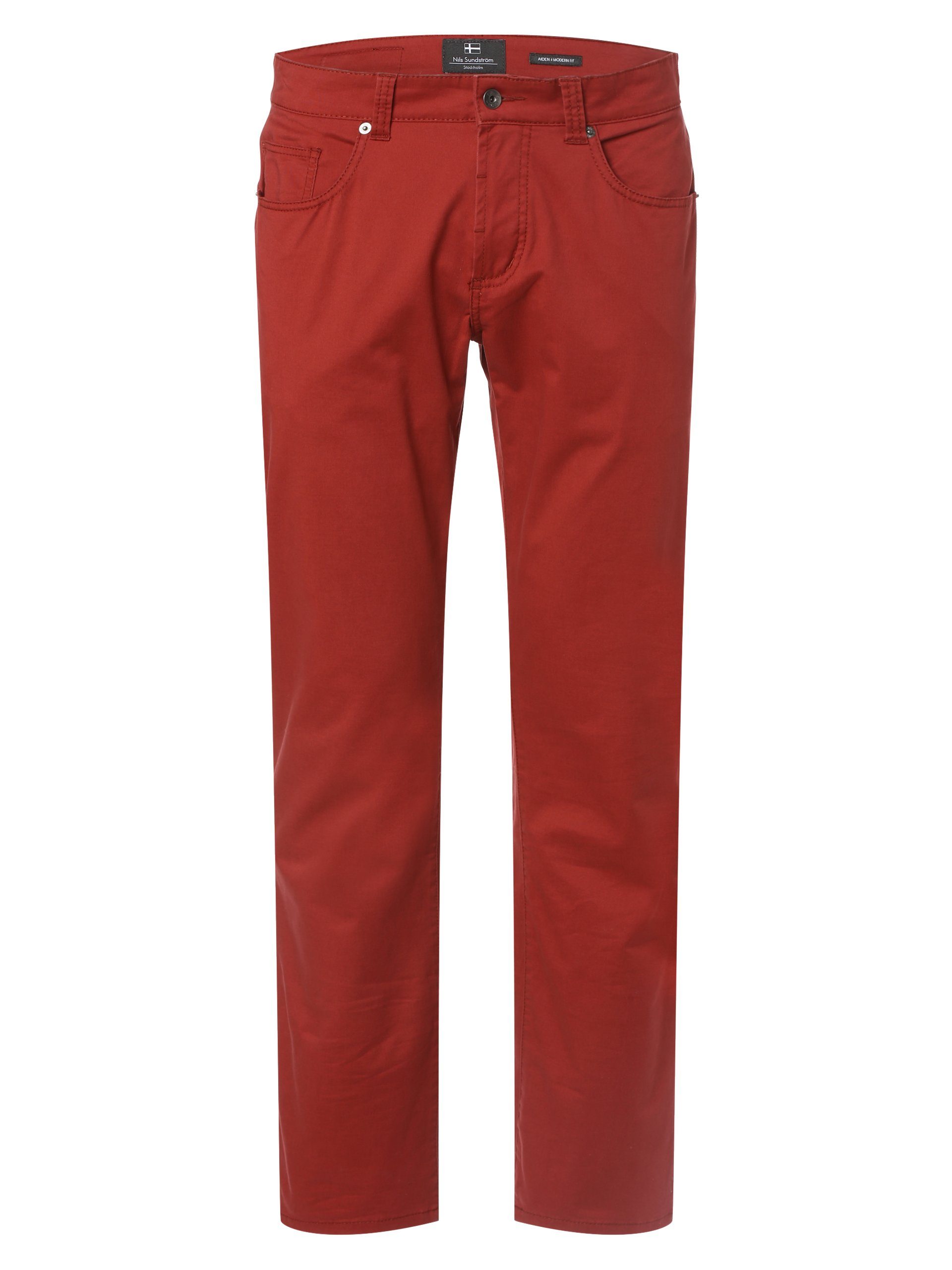 Nils Sundström 5-Pocket-Hose Aiden rot