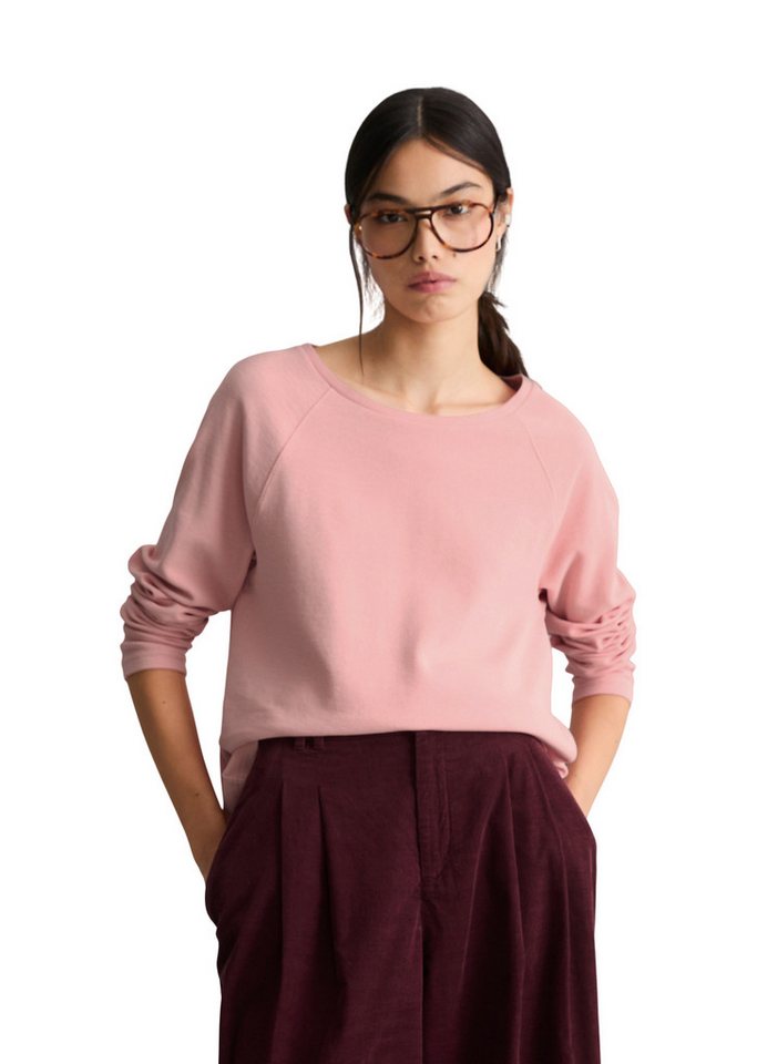 Marc O'Polo DENIM Langarmshirt aus weichem Waffle-Jersey