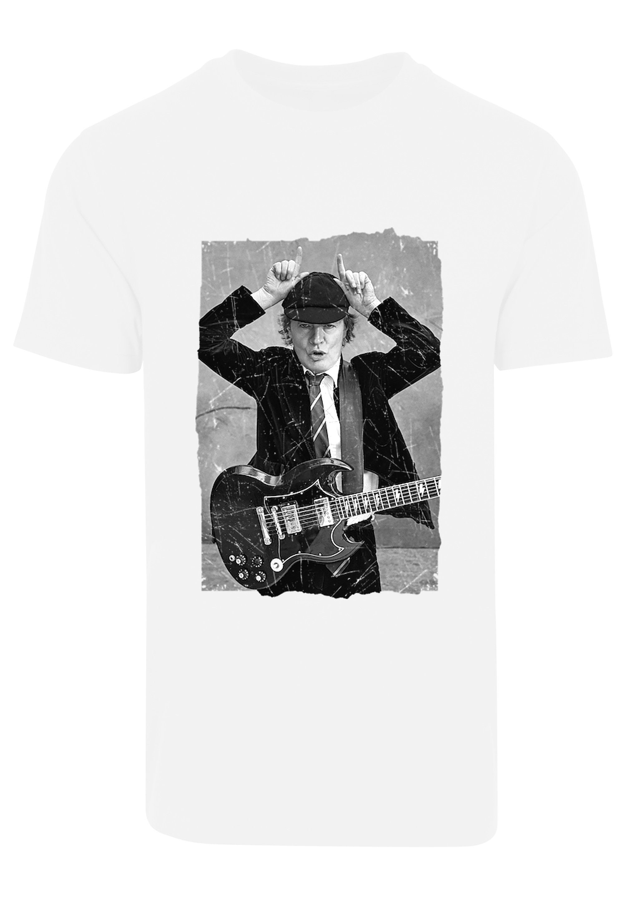 F4NT4STIC T-Shirt ACDC Angus Young Foto für Kinder & Herren Print