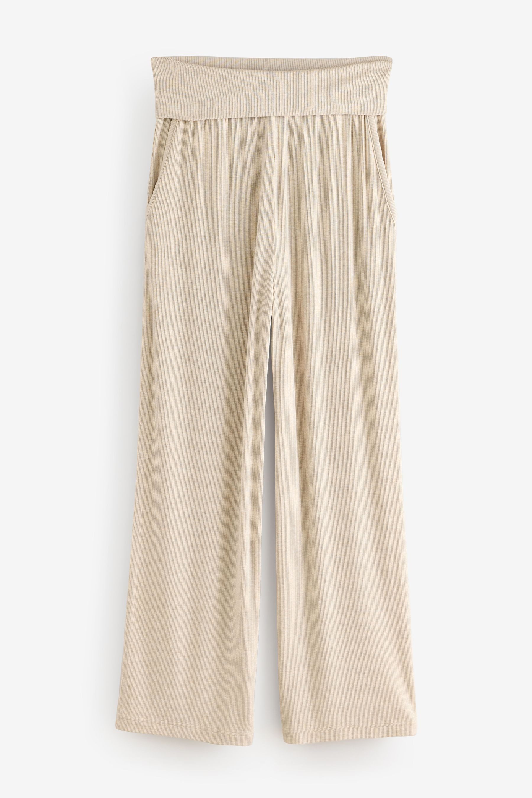 Next Pyjama Gerippter Langarm-Pyjama (2 tlg)