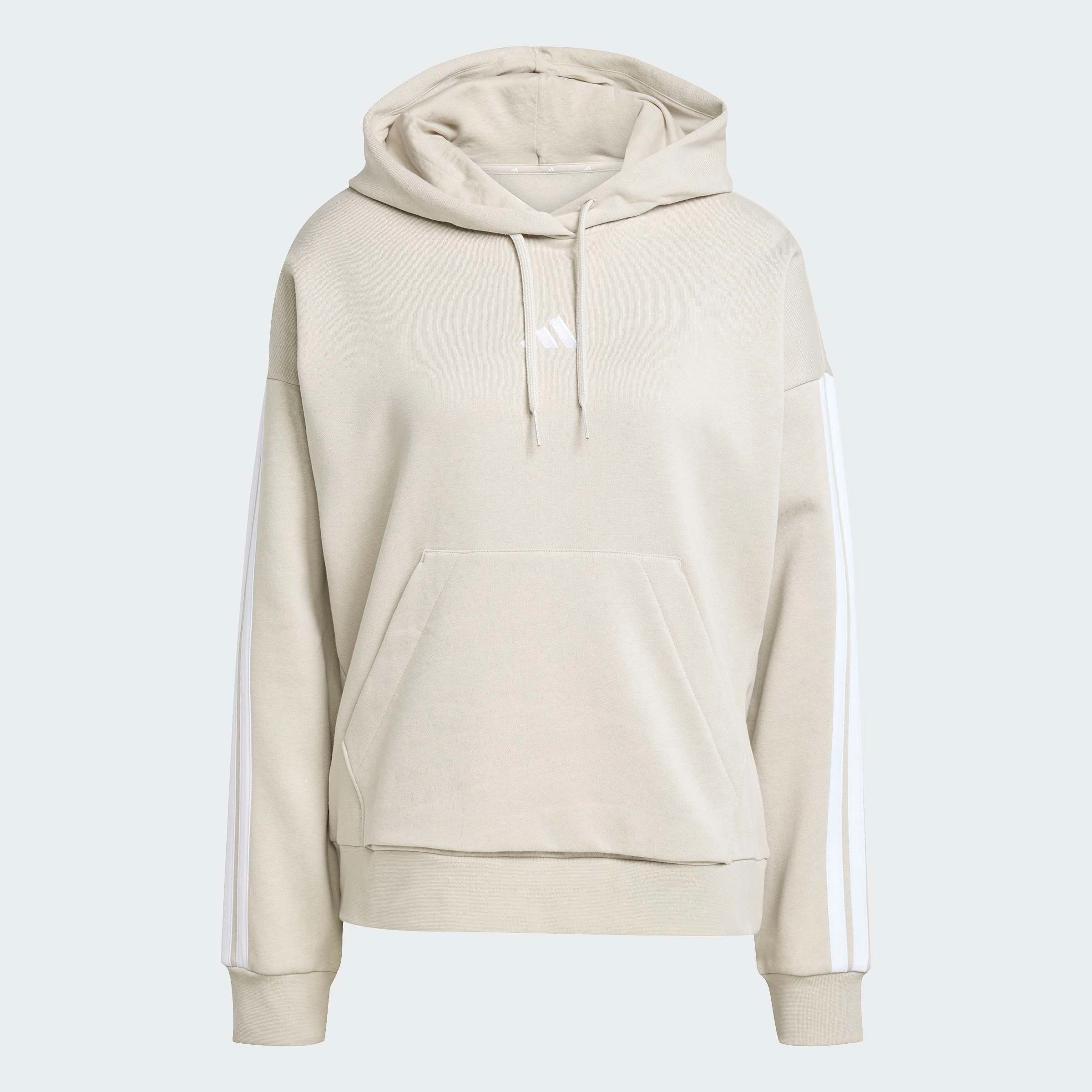 Kapuzensweatshirt ESSENTIALS 3-STREIFEN FLEECE-HOODIE