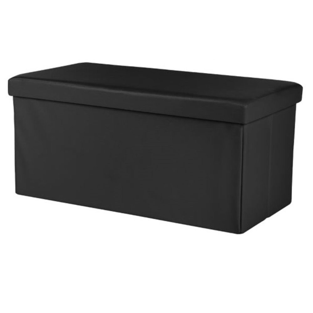 Mucola Sitzbank Sitzbank faltbar Aufbewahrungsbox Truhe Hocker Stauraum Kunstleder (Stück, Premium-Sitzbank), faltbar