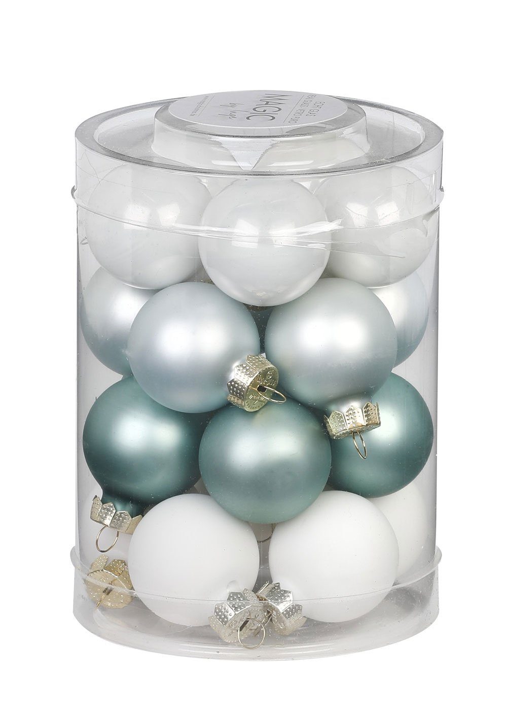 MAGIC by Inge Christbaumschmuck, Weihnachtskugeln Glas 3cm Nordic