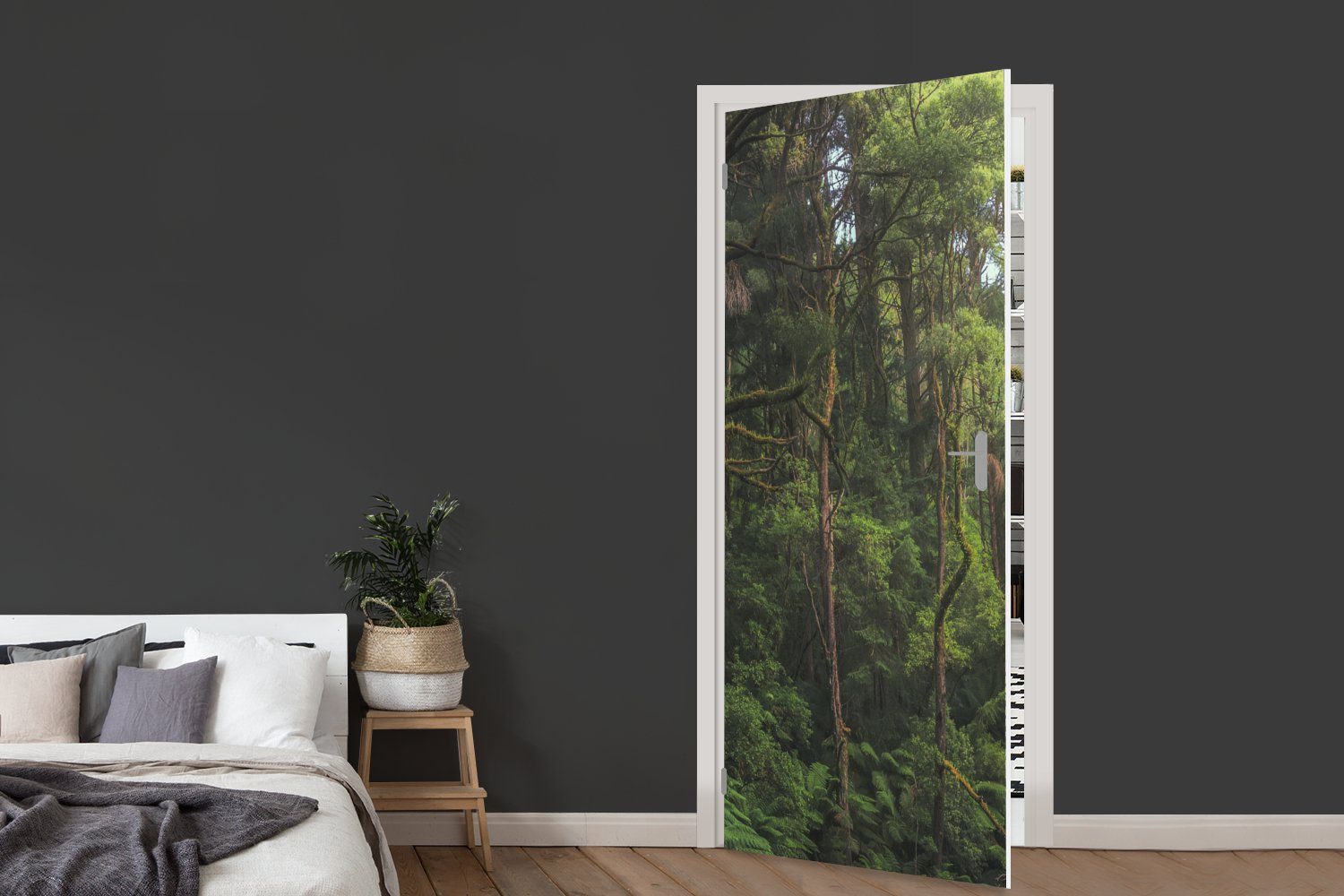 MuchoWow Türtapete Dschungel in Australien, Fototapete Matt, für St), cm Türaufkleber, (1 75x205 Tür, bedruckt