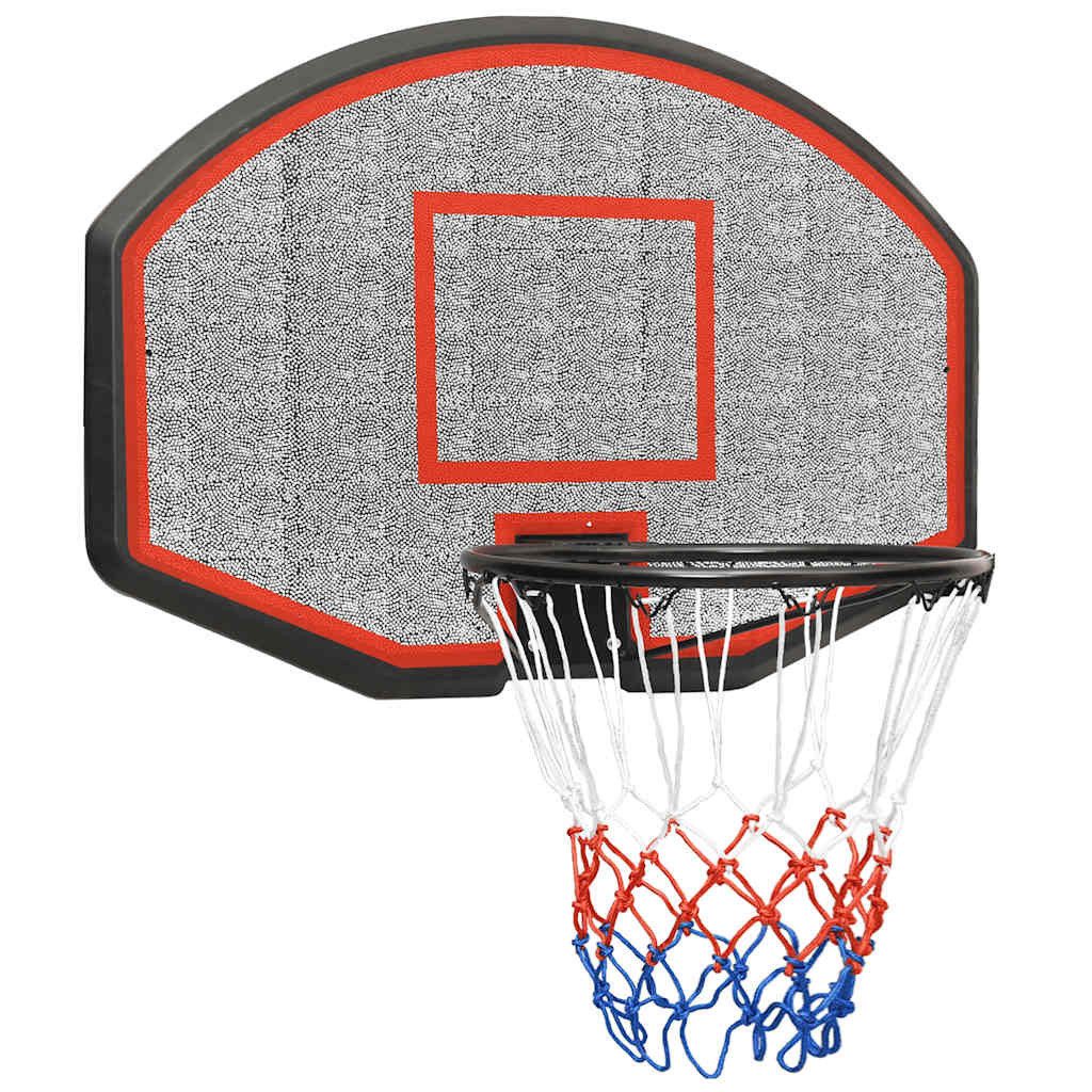 vidaXL Basketballkorb Basketballkorb Schwarz 71x45x2 cm Polyethylen
