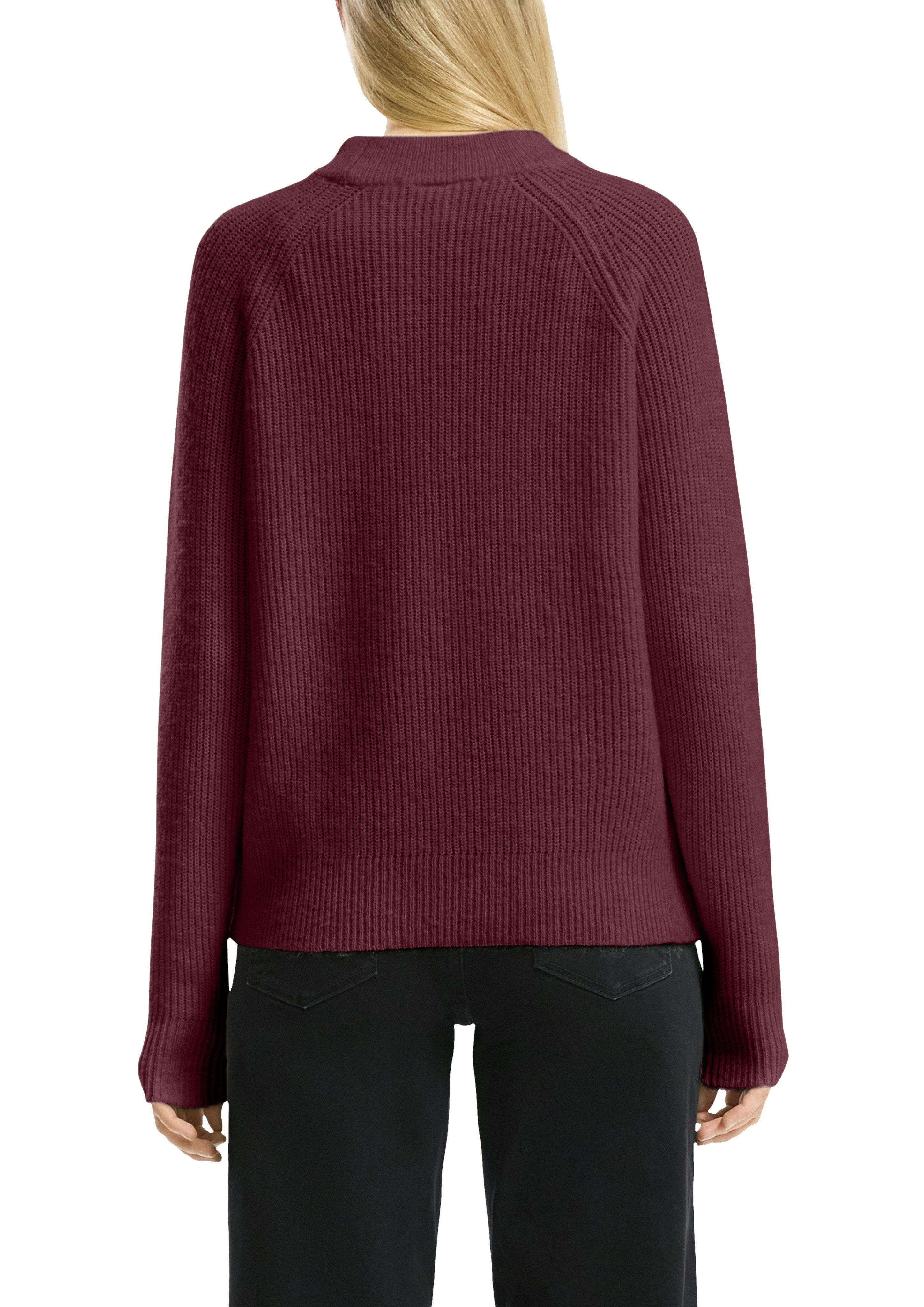 QS Strickpullover mit Stehkragen günstig online kaufen