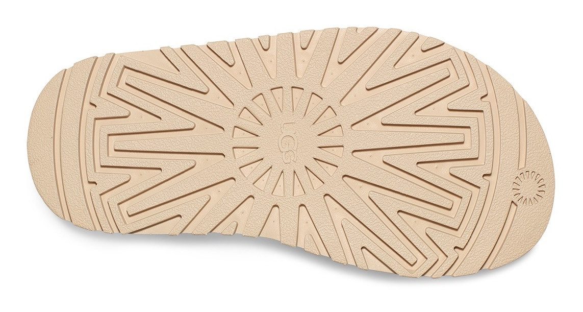 UGG K GOLDENGLOW Sandale, Sommerschuh, Poolslides, Plateauabsatz, mit Klettverschluss