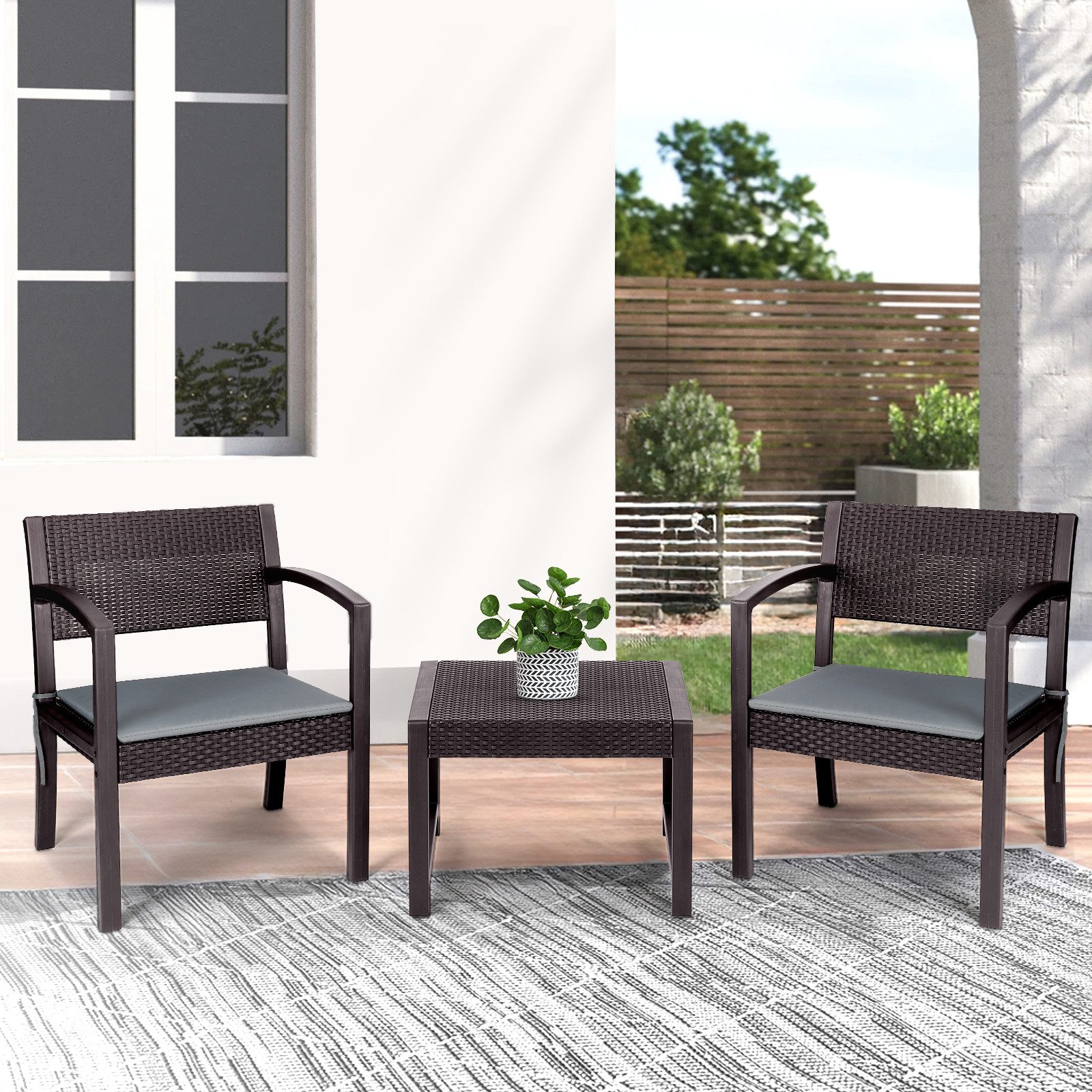 Sekey Balkonset Balkonmöbel Set Kleiner Balkon günstig online kaufen
