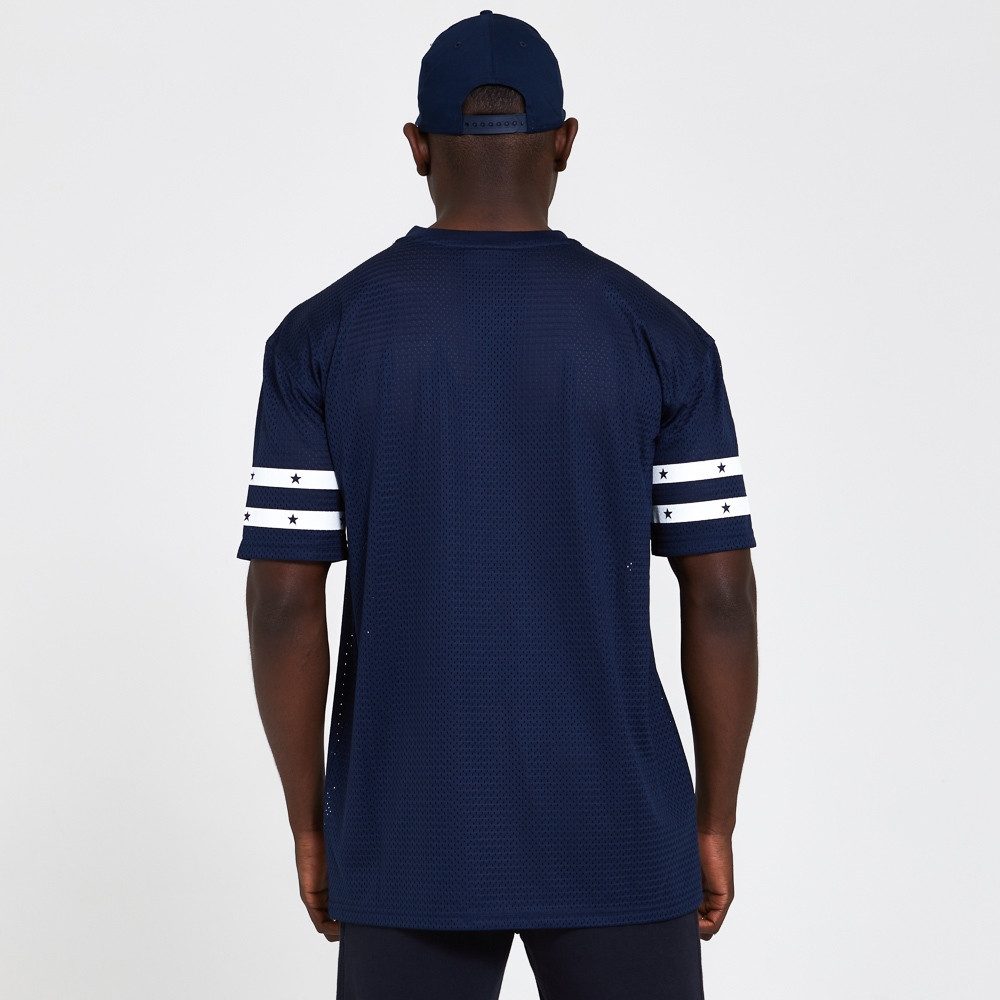 New Era T-Shirt T-Shirt New Era NFL Stripe Sleeve Neepat (1-tlg) Mesh-/Jersey-Optik