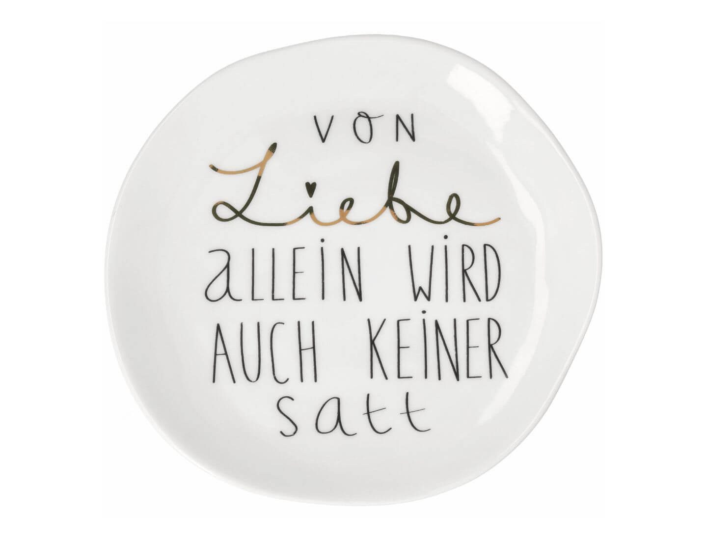 Räder Design Dekoteller Kleiner Teller Von Liebe allein