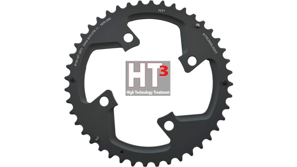 STRONGLIGHT Kettenschaltung Stronglight Kettenblatt HT3 schw 2X10 XTR FCM980 64MM 30Z