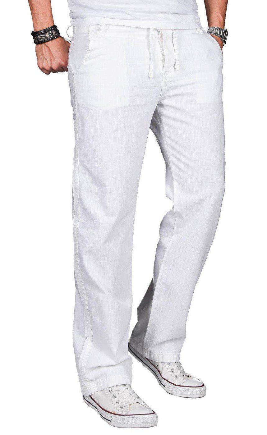 Alessandro Salvarini Leinenhose Herren – leichte Sommerhose Baumwolle Luftige Hose mit Kordelzug und bequemem Schnitt – Bild 2 von 4