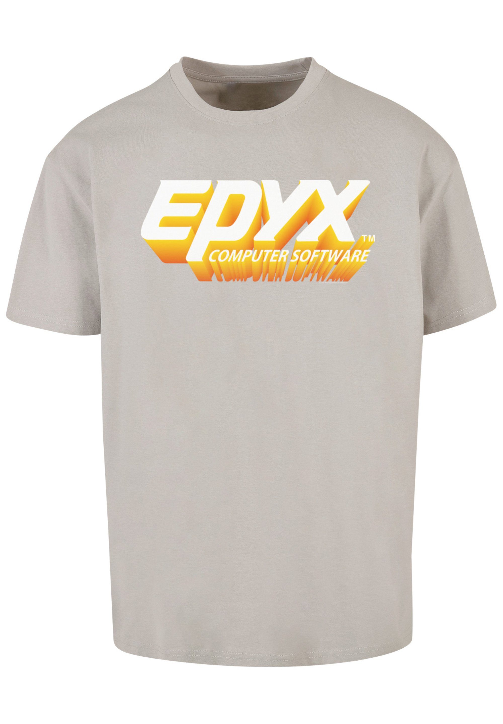 F4NT4STIC 3D T-Shirt Print EPYX lightasphalt Logo