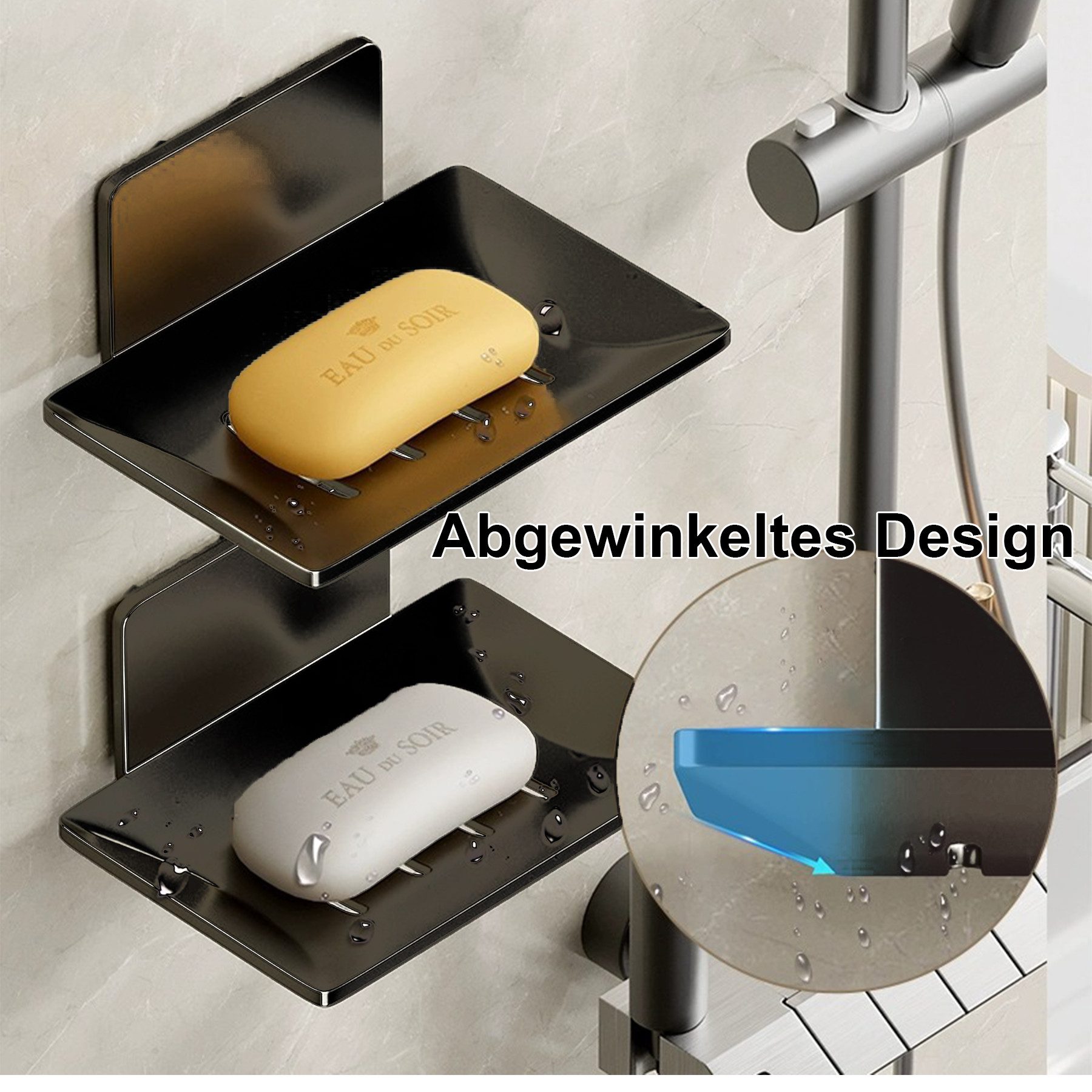 Mutig Seifenablage Seifenschale,Seifenhalter ohne Bohren Edelstahl selbstkl günstig online kaufen