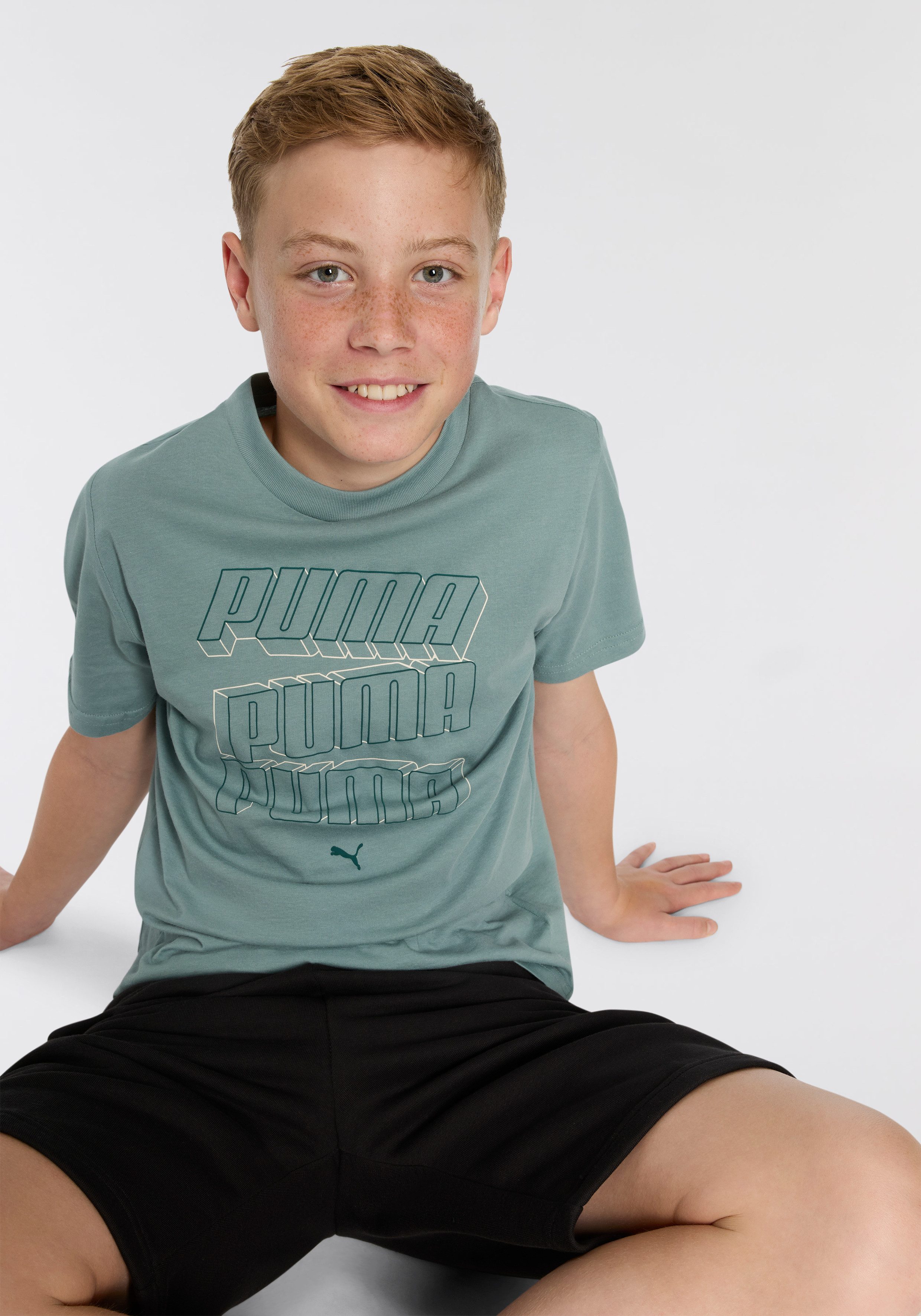 PUMA T-Shirt ESS LOGO LAB HOG TEE B günstig online kaufen