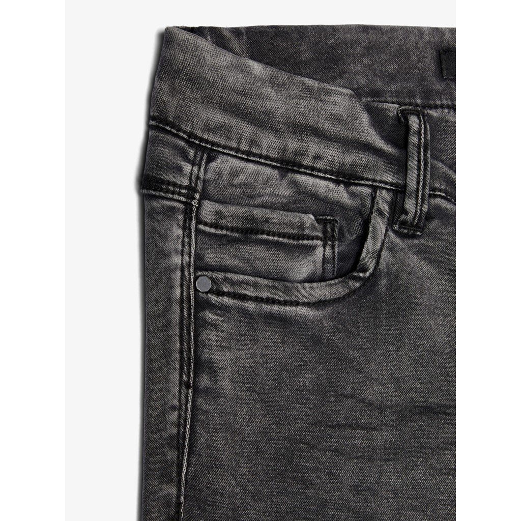 Name It Skinny-fit-Jeans Mädchen Jeans Used-Optik NLFPIL DNMTORA 6251 ANCLE PANT NOOS mit elastischem Bund – Bild 4 von 4