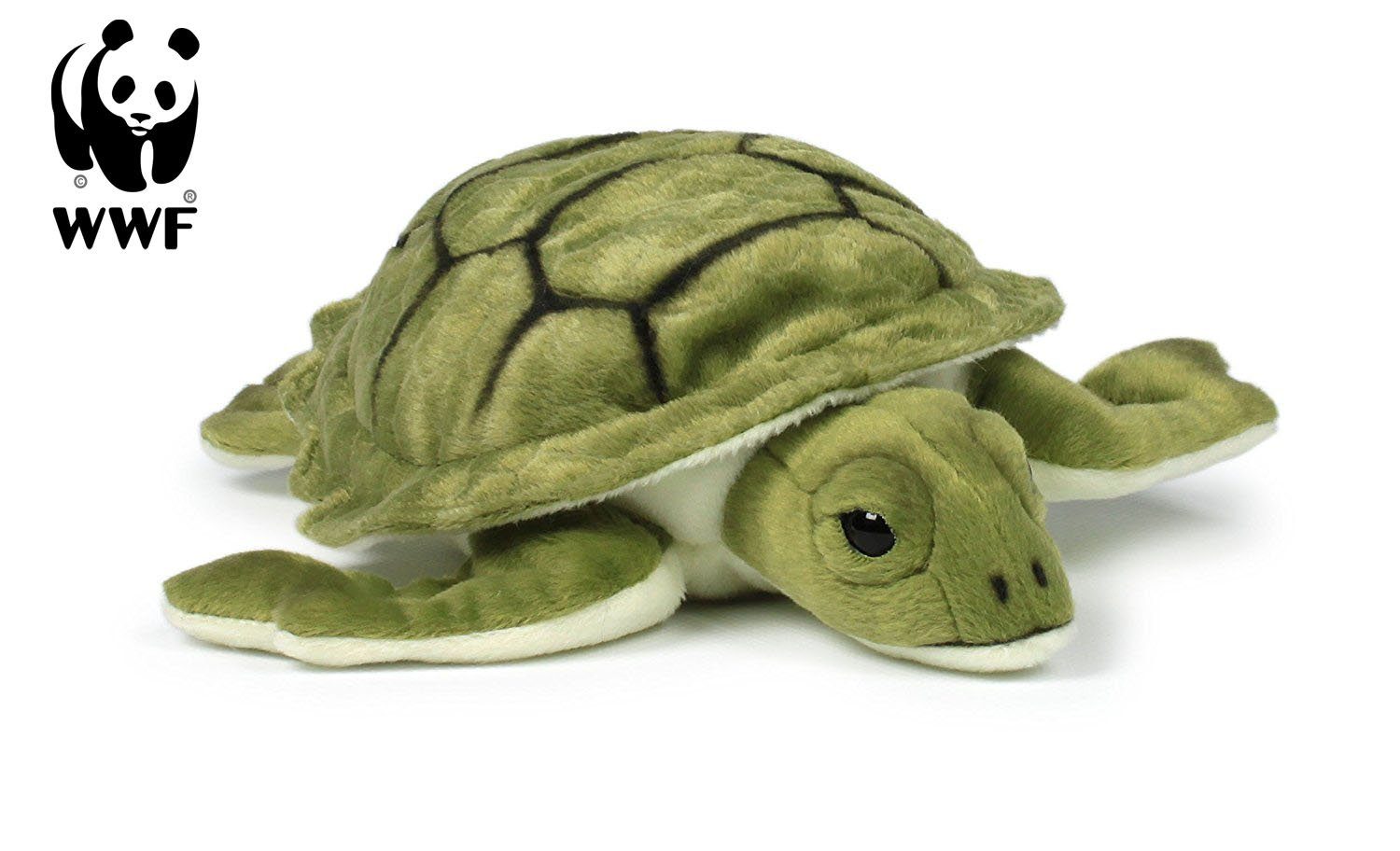 WWF Kuscheltier Plüschtier Meeresschildkröte (23cm), liegend günstig online kaufen