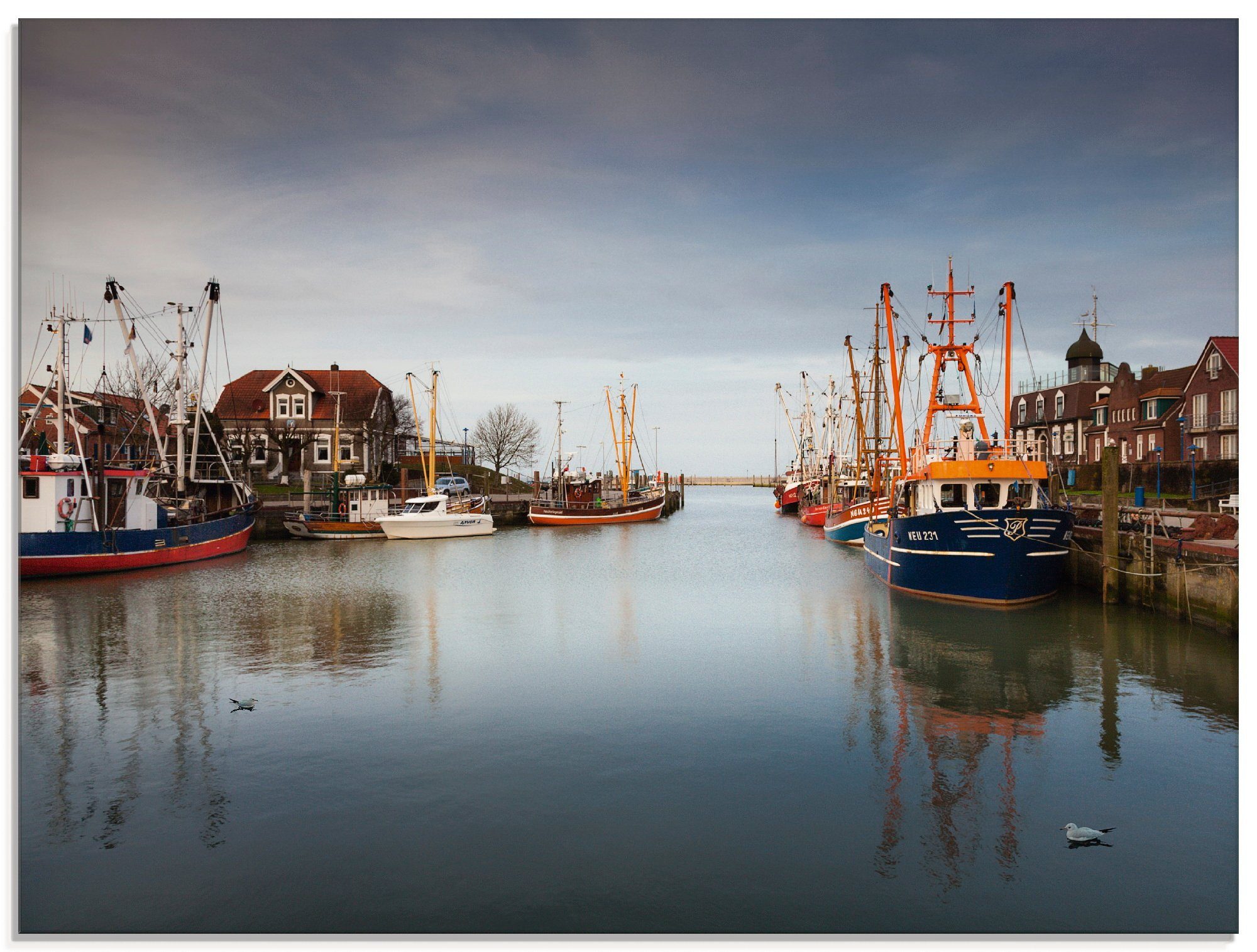 Artland Glasbild »Im Hafen der Stille...«, Boote & Schiffe (1 Stück)-Otto
