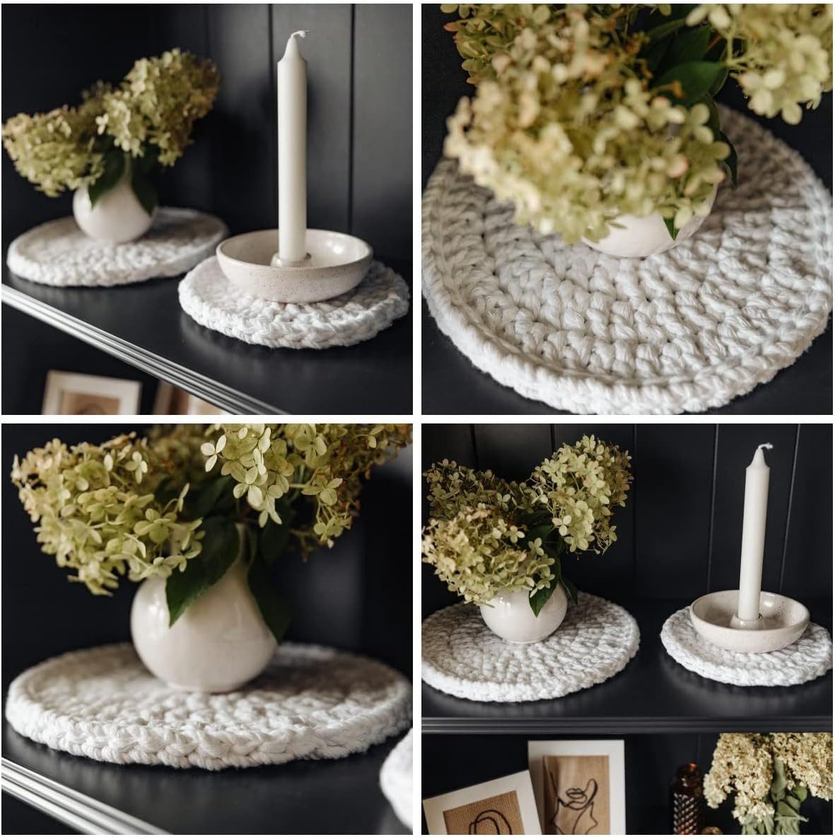 Creative Deco 100m Makramee Garn 6mm, Baumwollgarn Baumwoll Kordel Große Rolle Nähgarn