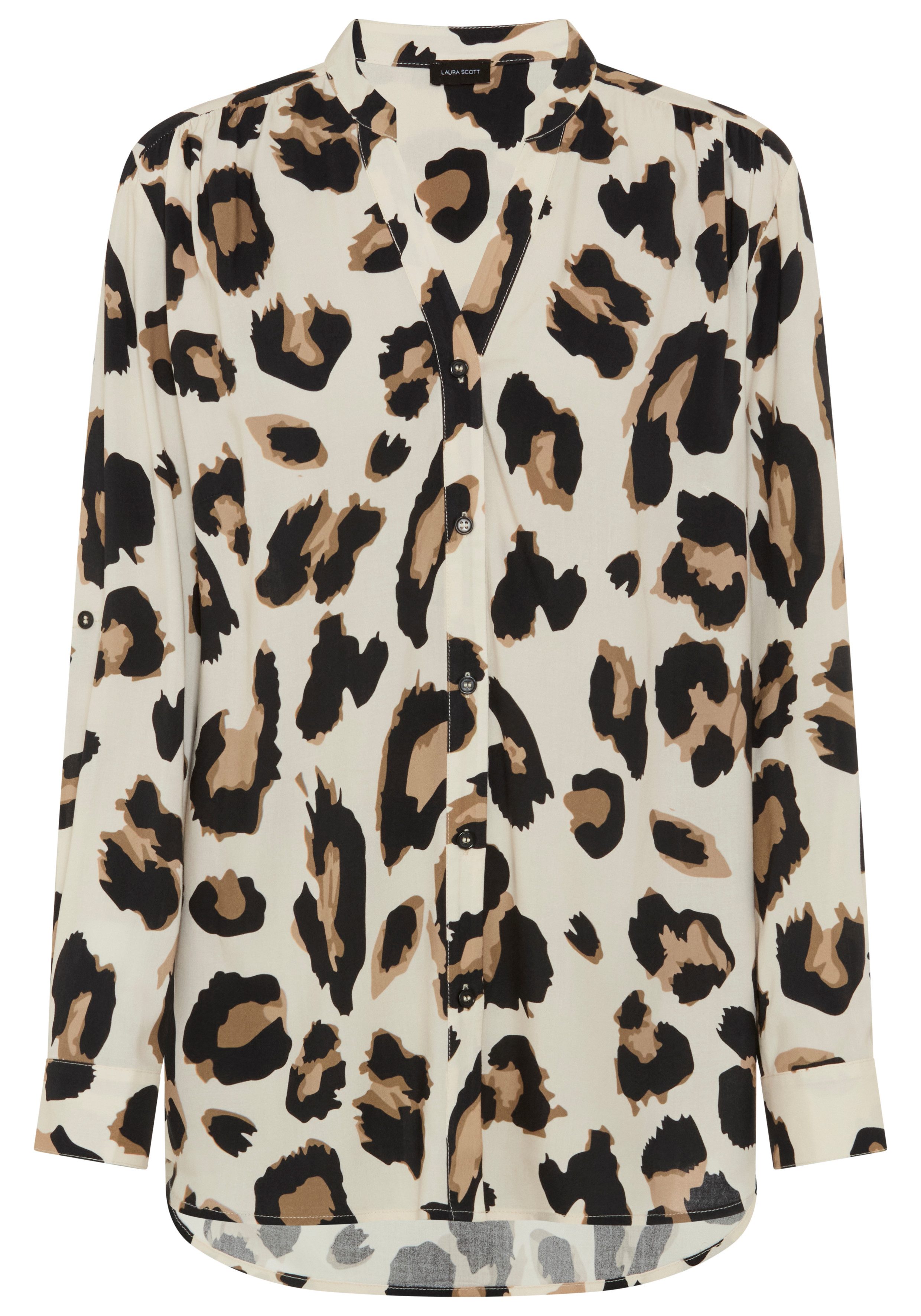 Laura Scott CURVE Longbluse Große Größen im Tunika Stil aus weicher Viskose – Bild 5 von 5