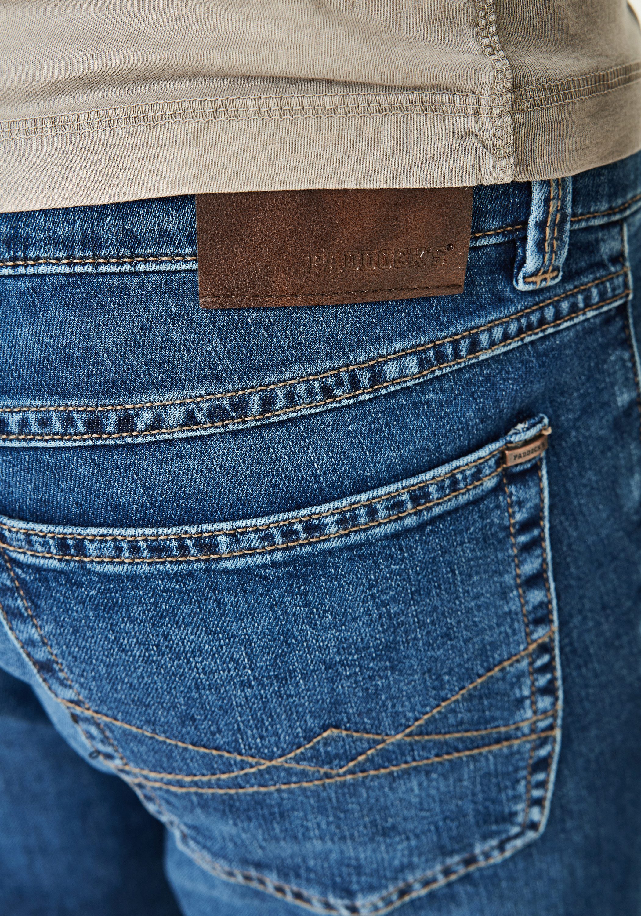 Paddock's Slim-fit-Jeans PIPE 5-Pocket-Jeans mit Motion & Comfort Stretch