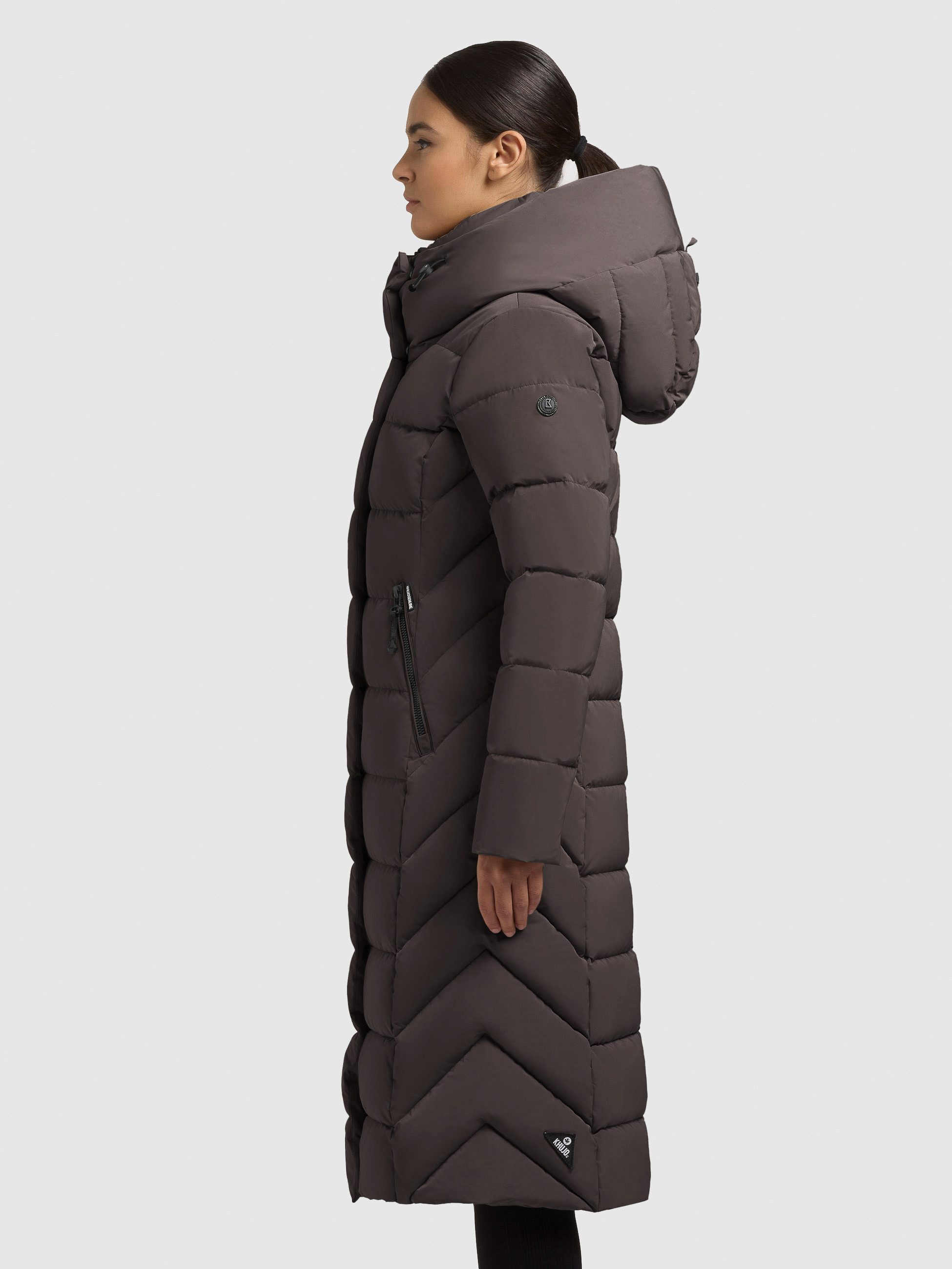 khujo Steppmantel TAMKE aus Polyester und Nylon, gerade Passform