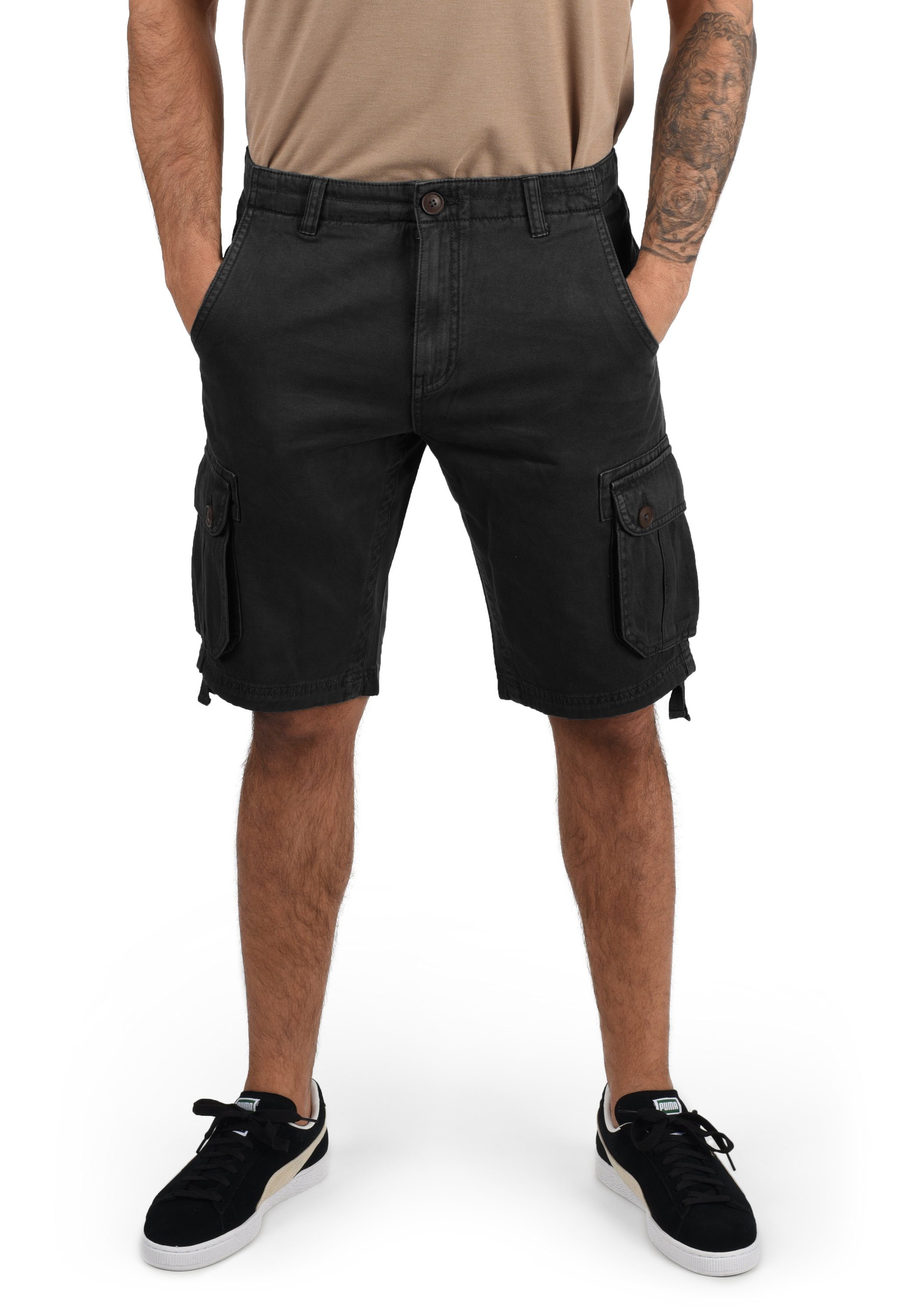 SDVizela (9000) Look Cargoshorts Used Hose kurze !Solid Black mit Effekt