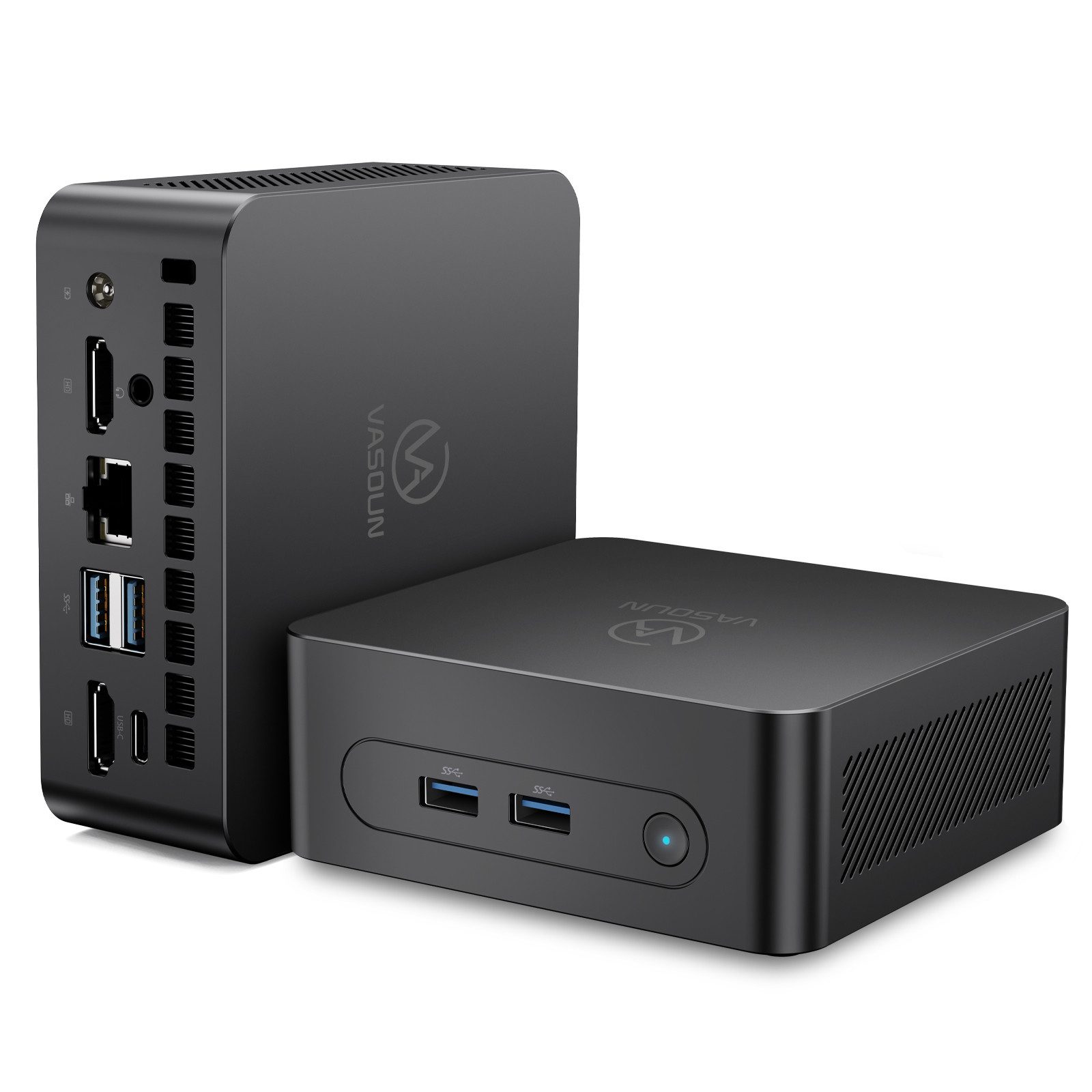 VASOUN Mini-PC-Desktop, 256 GB Speicher, einfach zu bedienen zu installieren Mini-PC