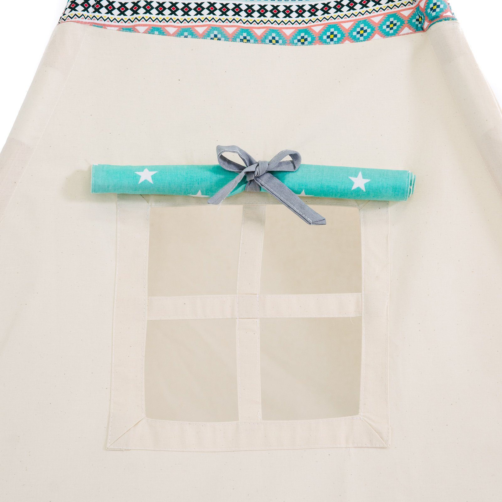 Rainbow Kids Tipi-Zelt Apache, Personen: 2 4 kleinem Matte) mit und (mit tlg., 2 Zubehör, Kissen