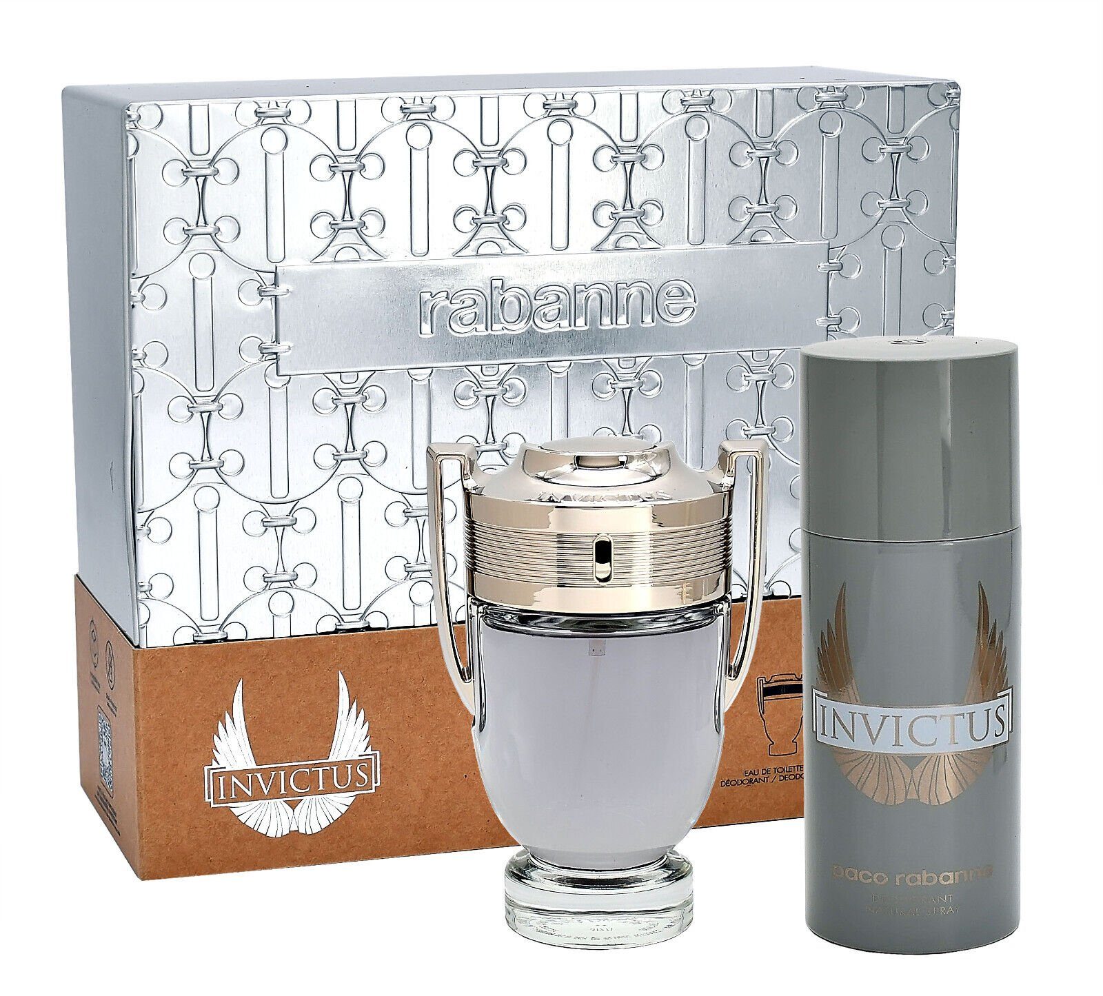 paco rabanne Duft-Set PACO RABANNE INVICTUS EDT 100ML + DEODORANT SPRAY 150ML