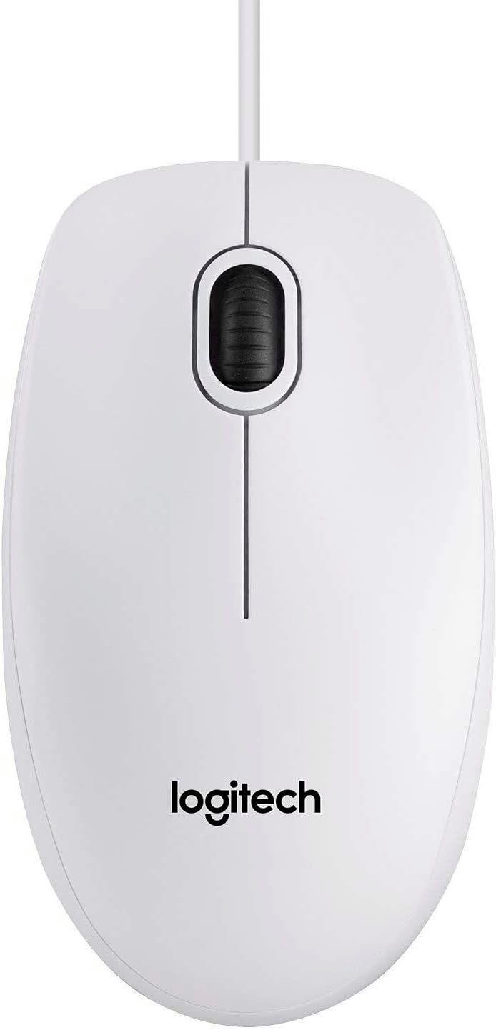 Logitech Optical Mouse B100 for Business Maus weiß | PC-Mäuse