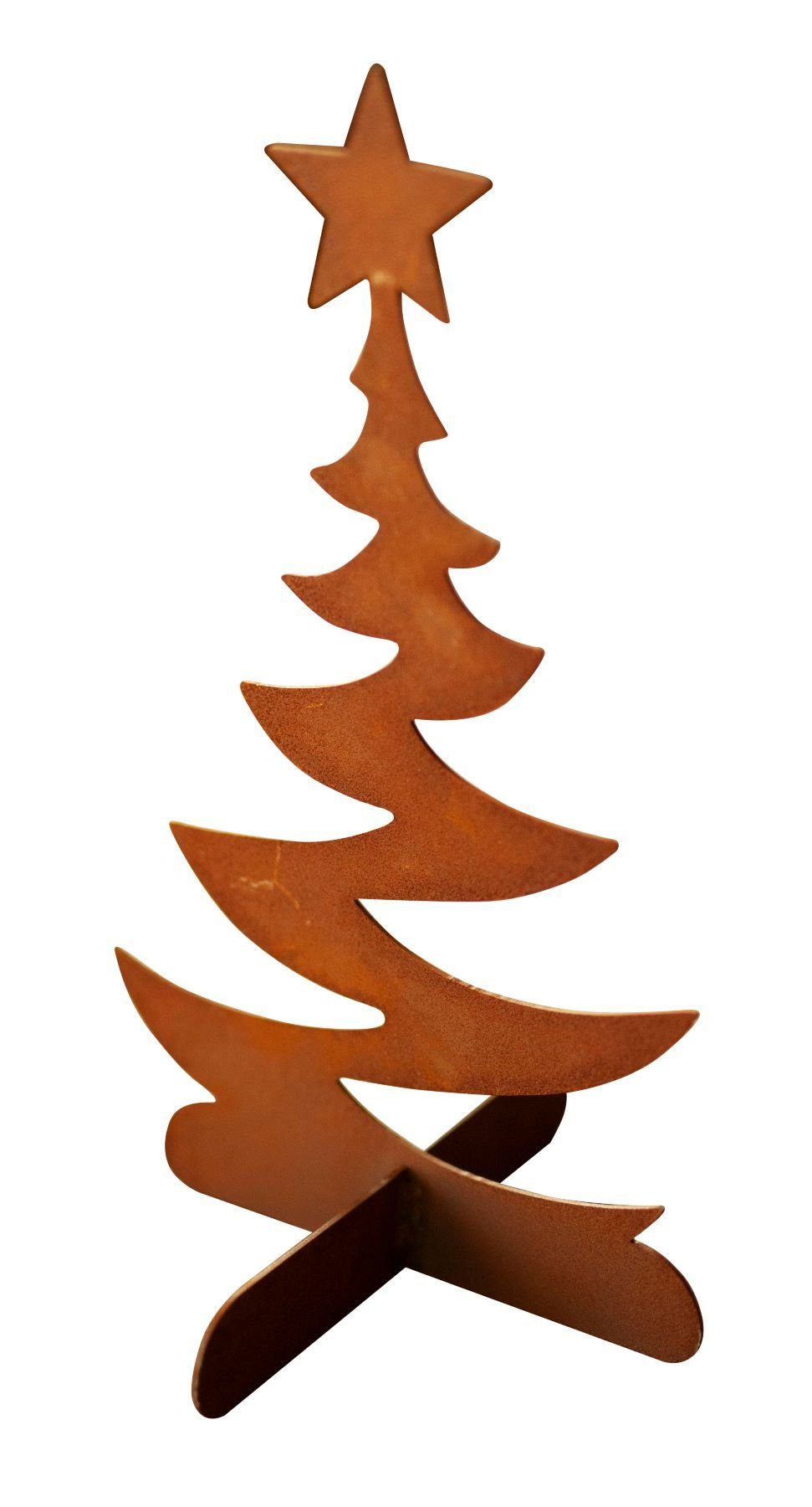 Art Weihnachtsfigur - Ferrum Edelrost Weihnachtsbaum Tischdeko