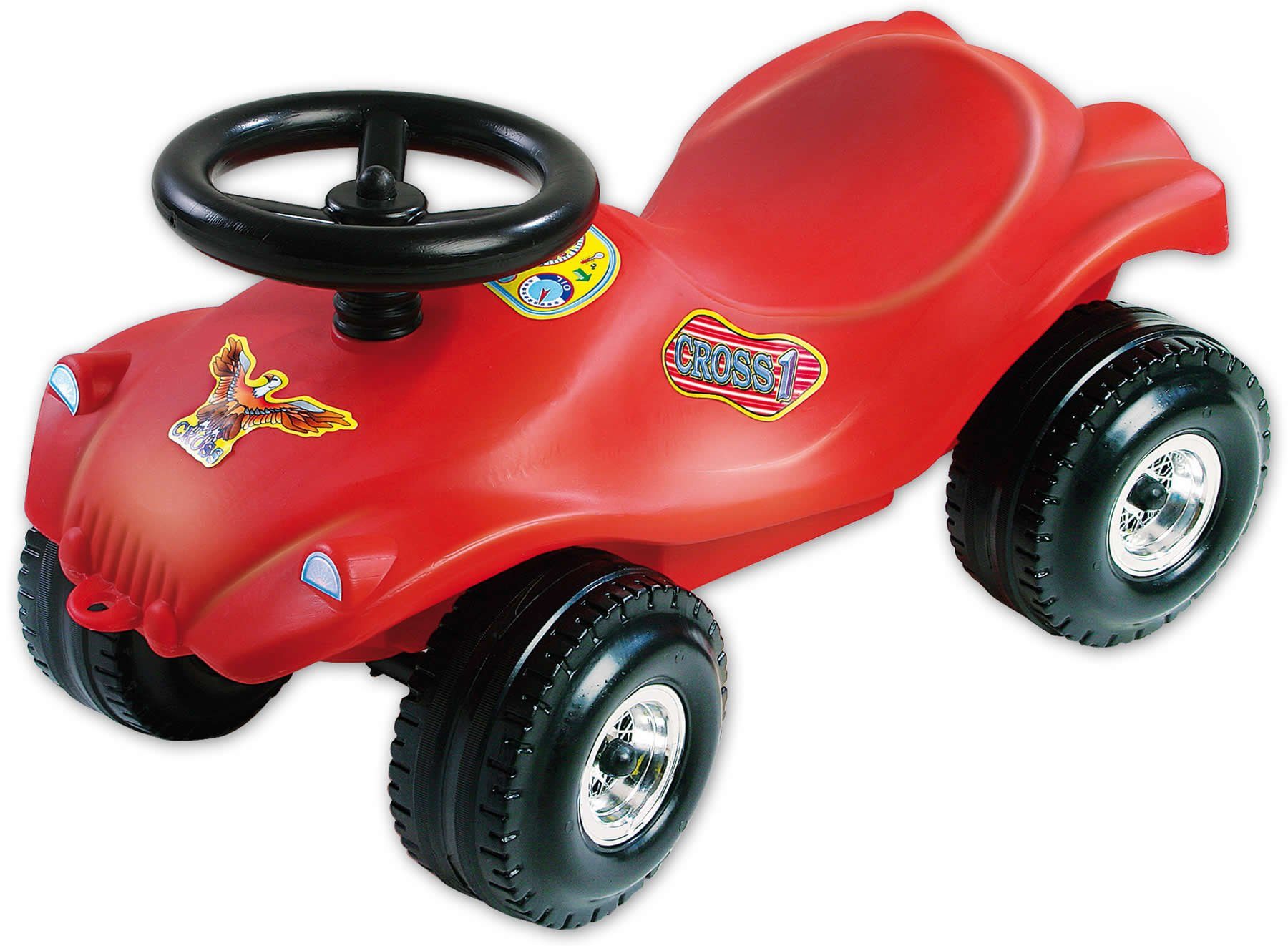 Rutscher Auto Cross 1 Kinderfahrzeug Rot