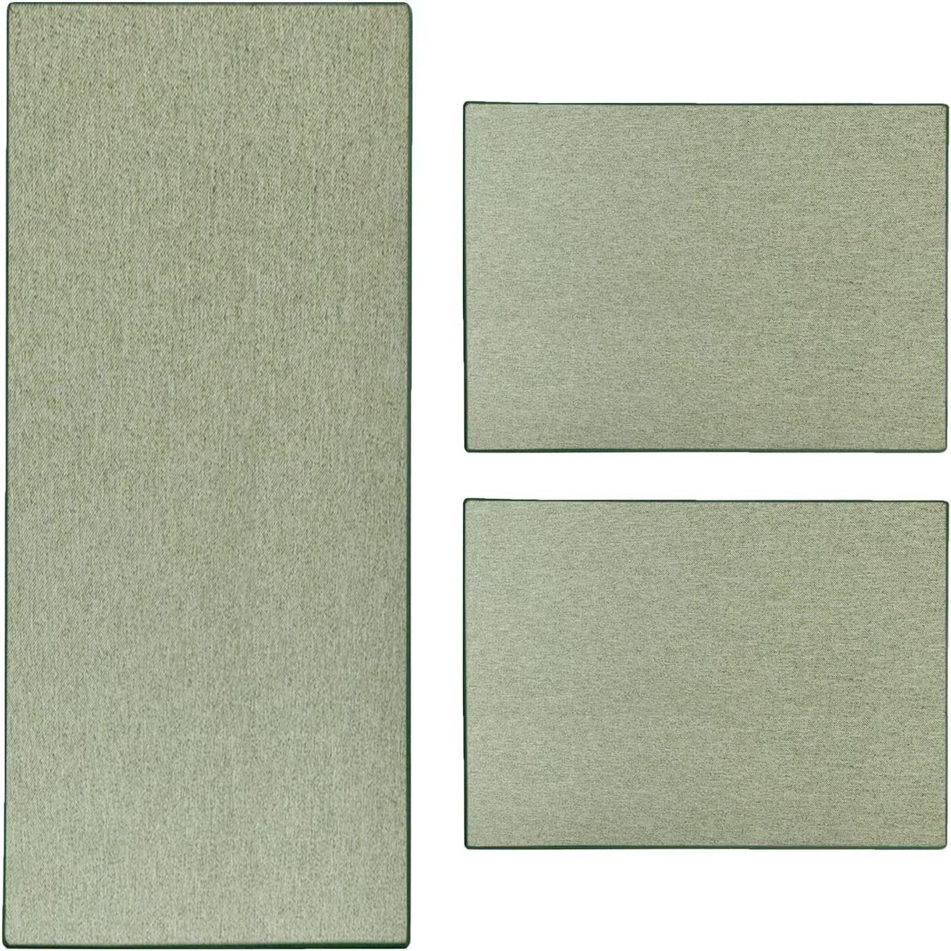 Floordirekt Bettumrandung Sabang, 7 Farben & 3 Größen, Bettvorleger, Höhe 3.5 mm, (3-tlg), in Sisal-Optik