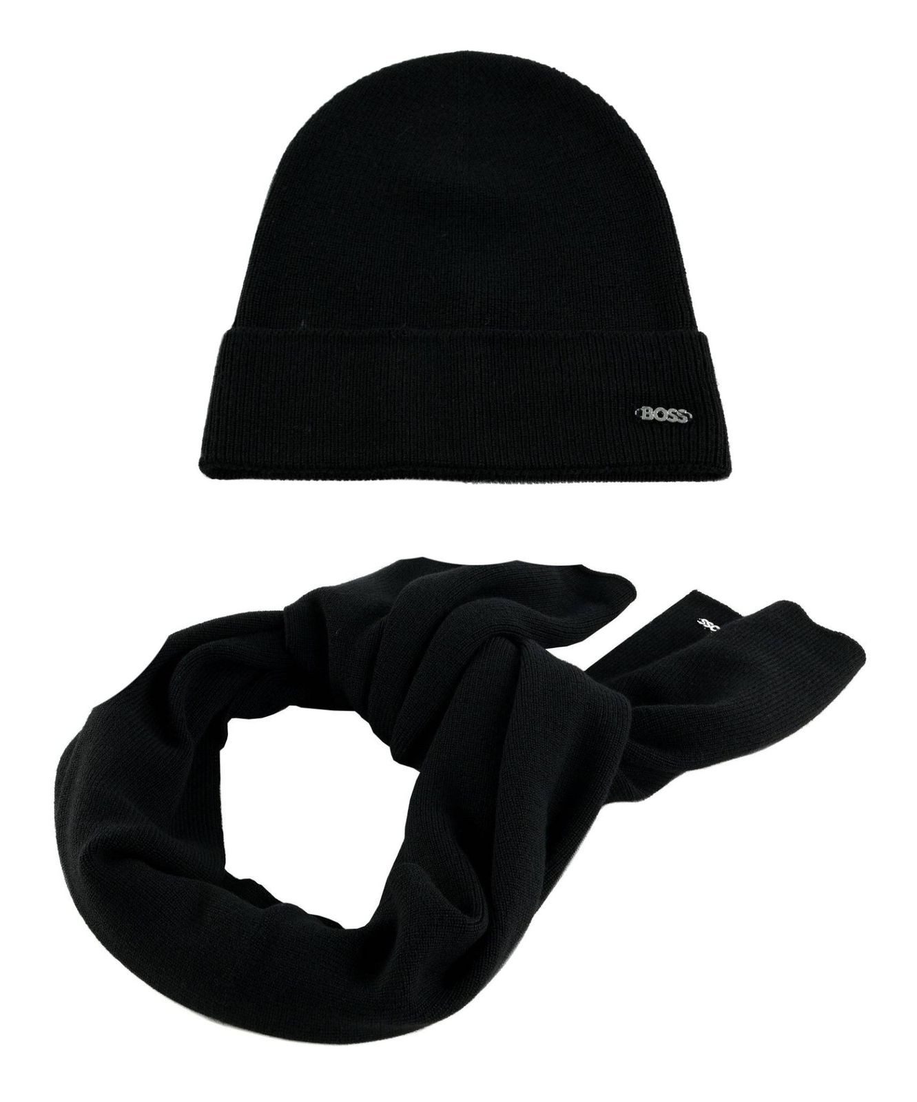 BOSS Strickmütze Liviliana Set (Set, 2-St)