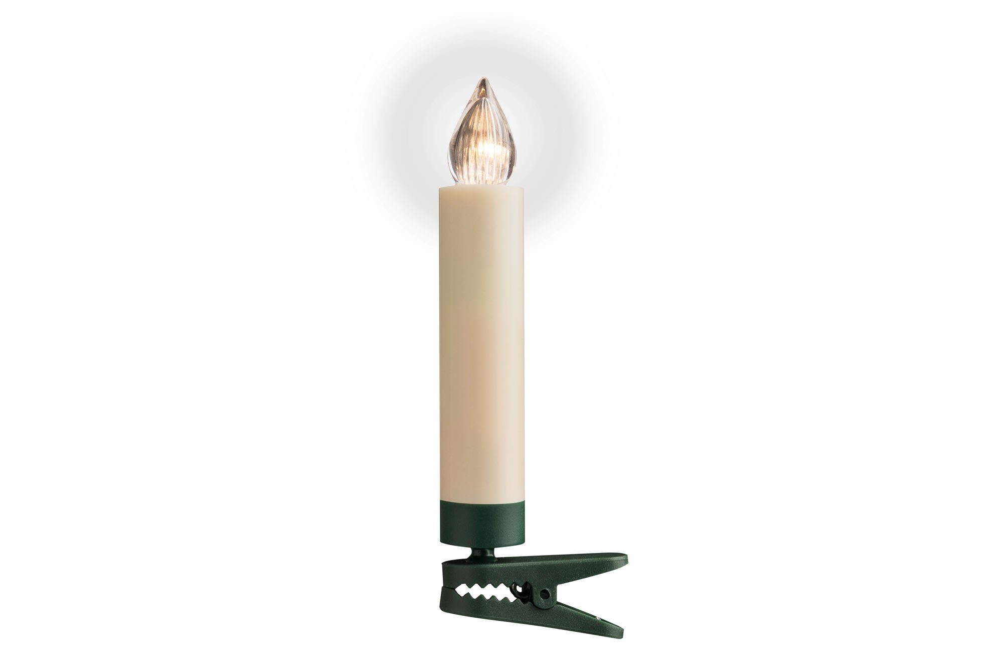 F-H-S International LED-Christbaumkerzen, LED Stück creme 15 Timer Dimmer Weihnachtsbaum 9cm Kerzen kabellos